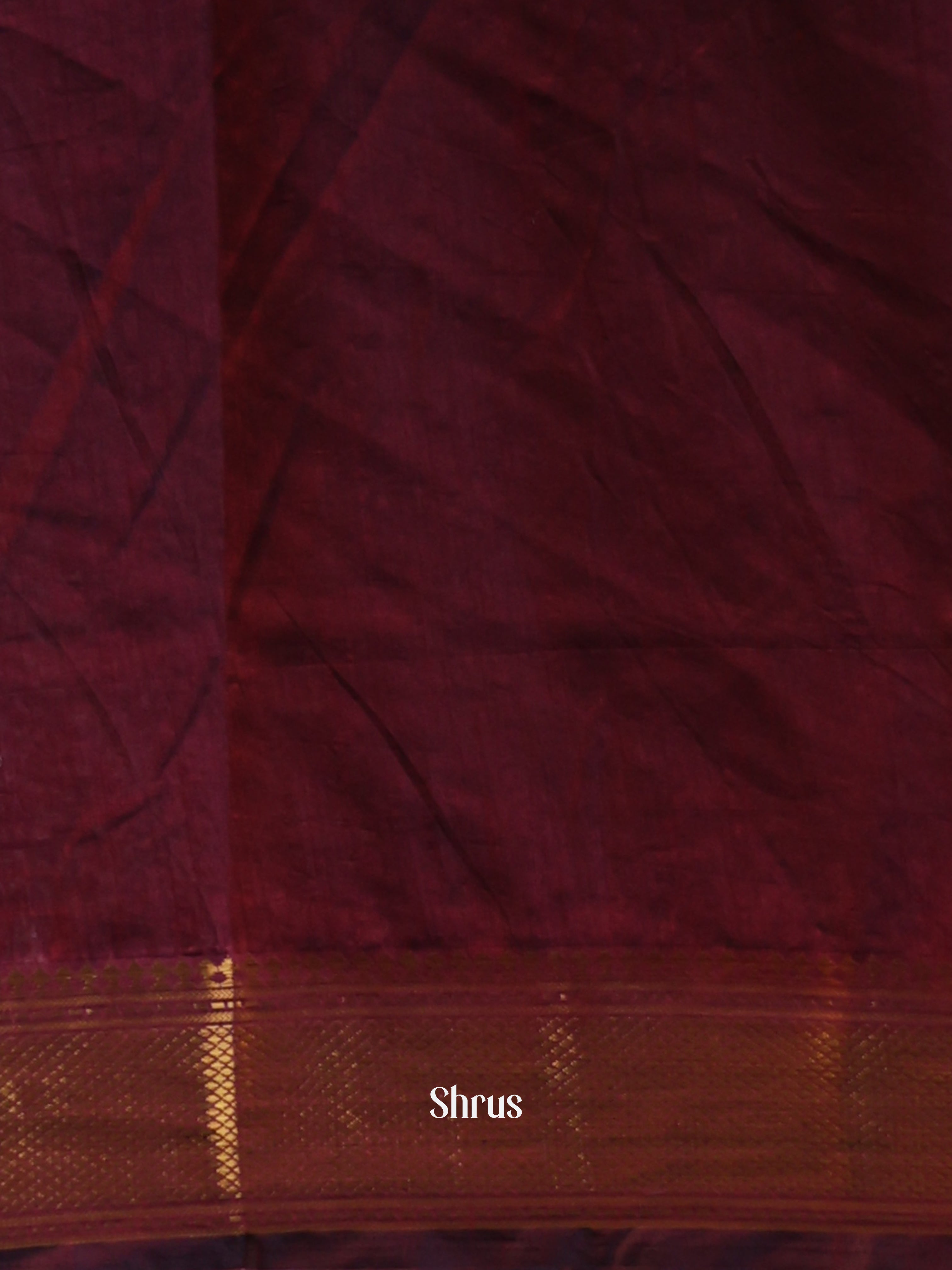 Black & Brown - Semi Patola Saree