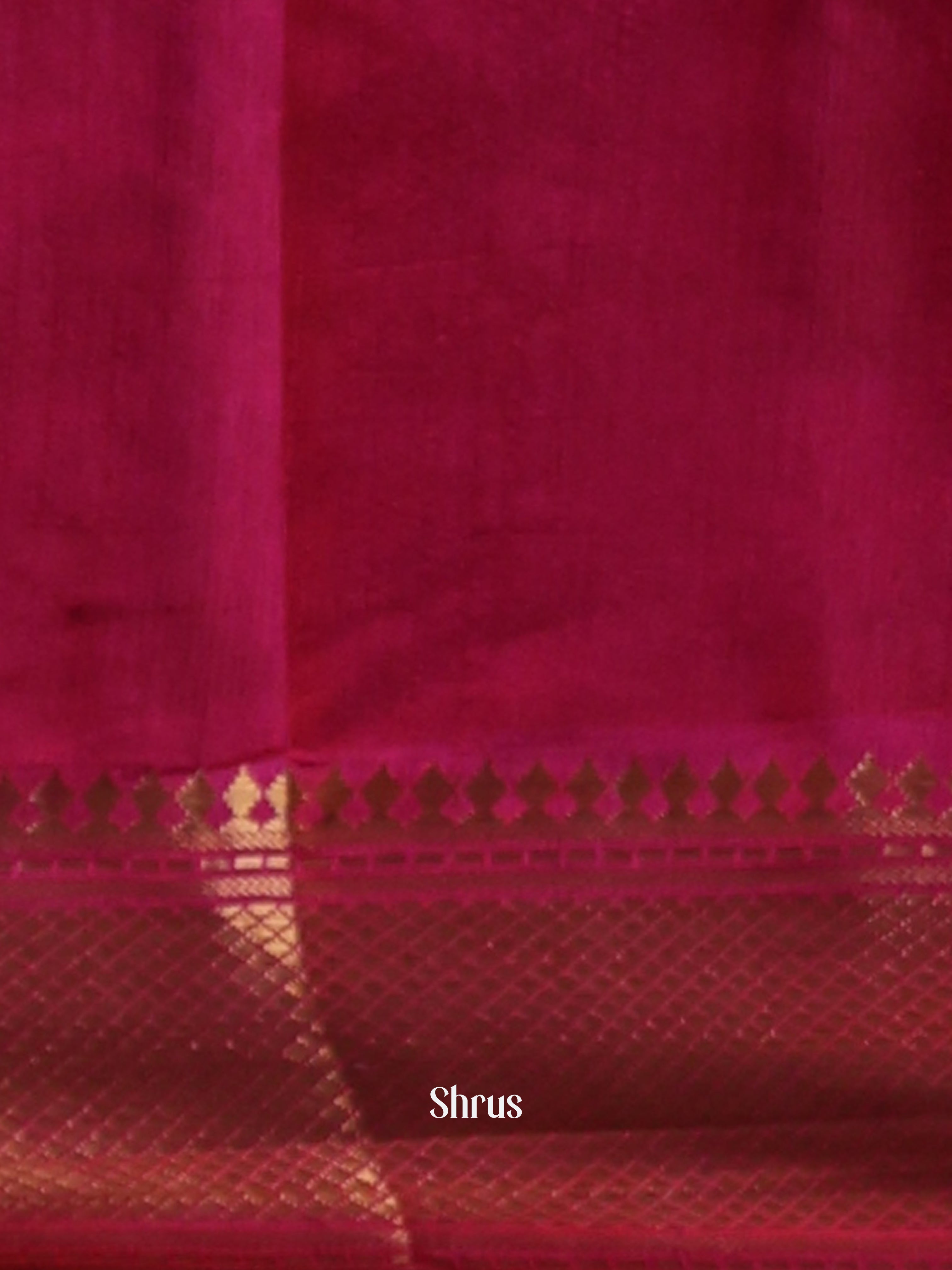 Purple & Pink - Semi Patola Saree