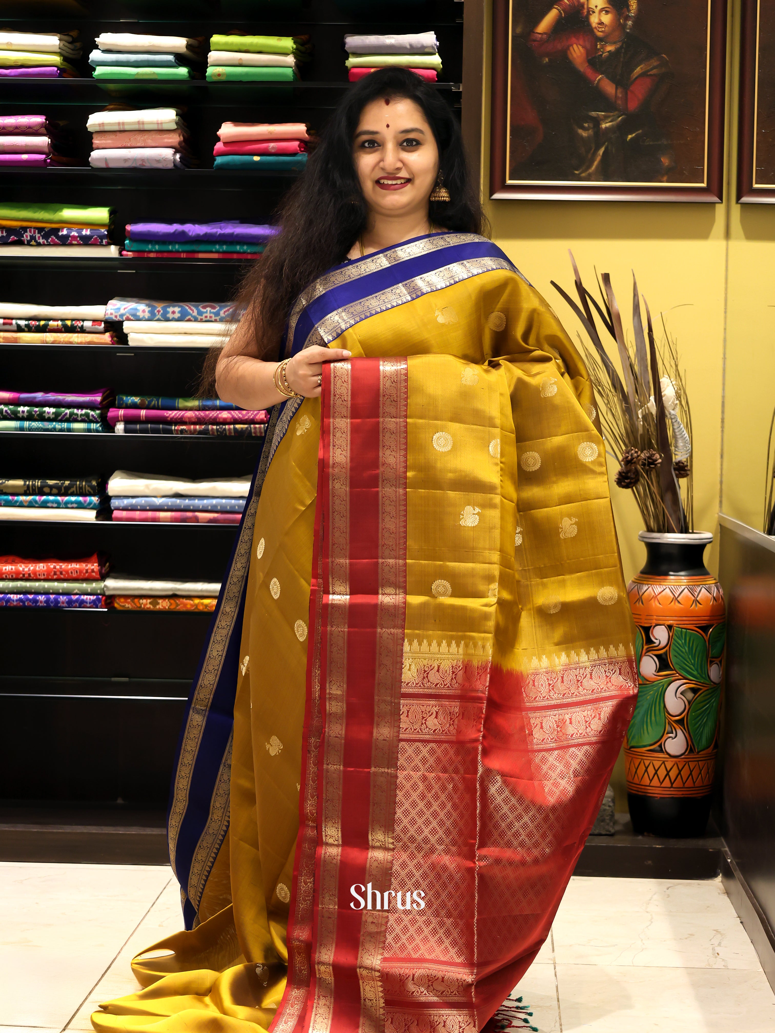 CIS28019 - Soft Silk Saree - Shop on Shrus.com