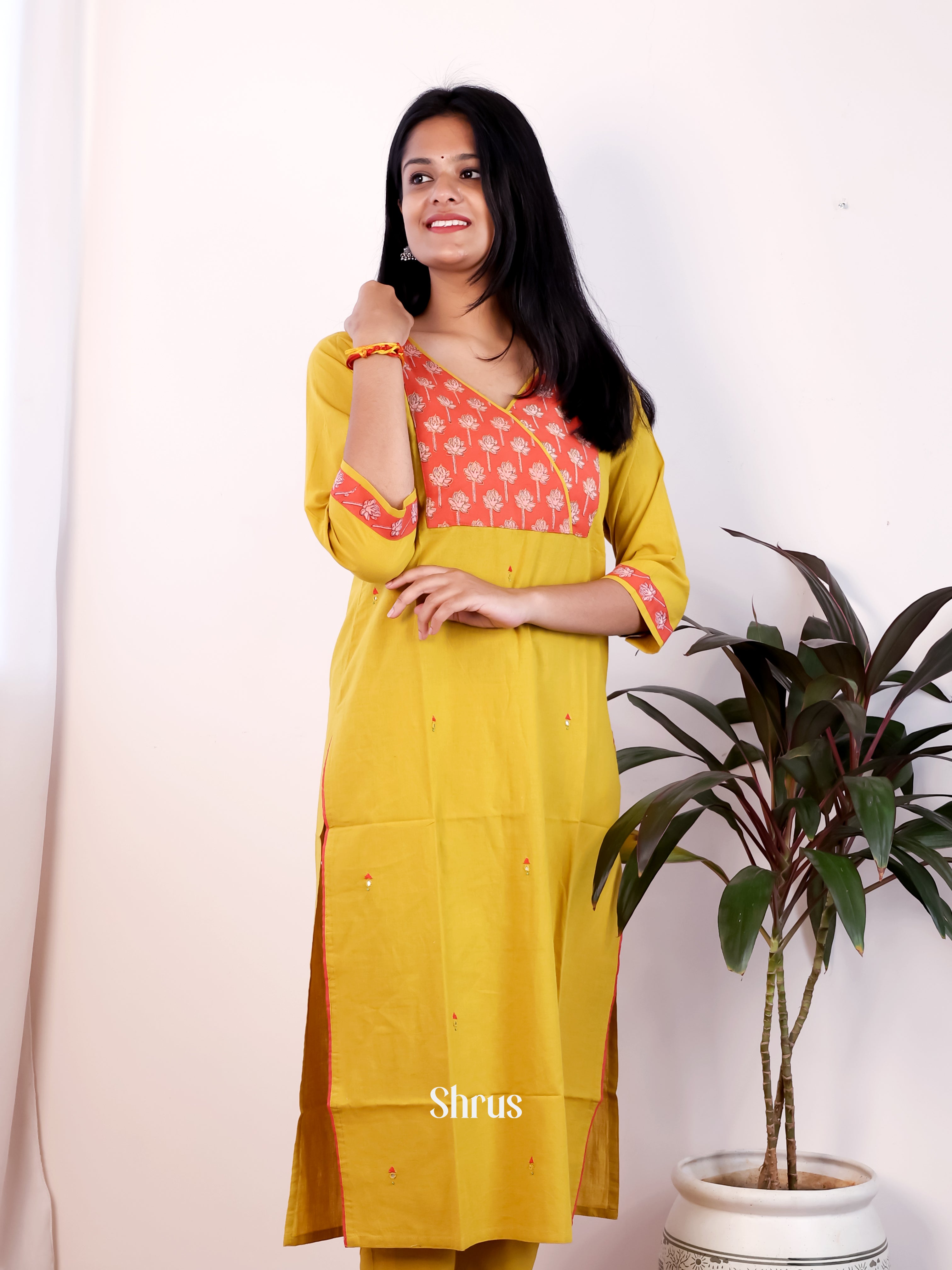 Mustard - 2pc Readymade Suits