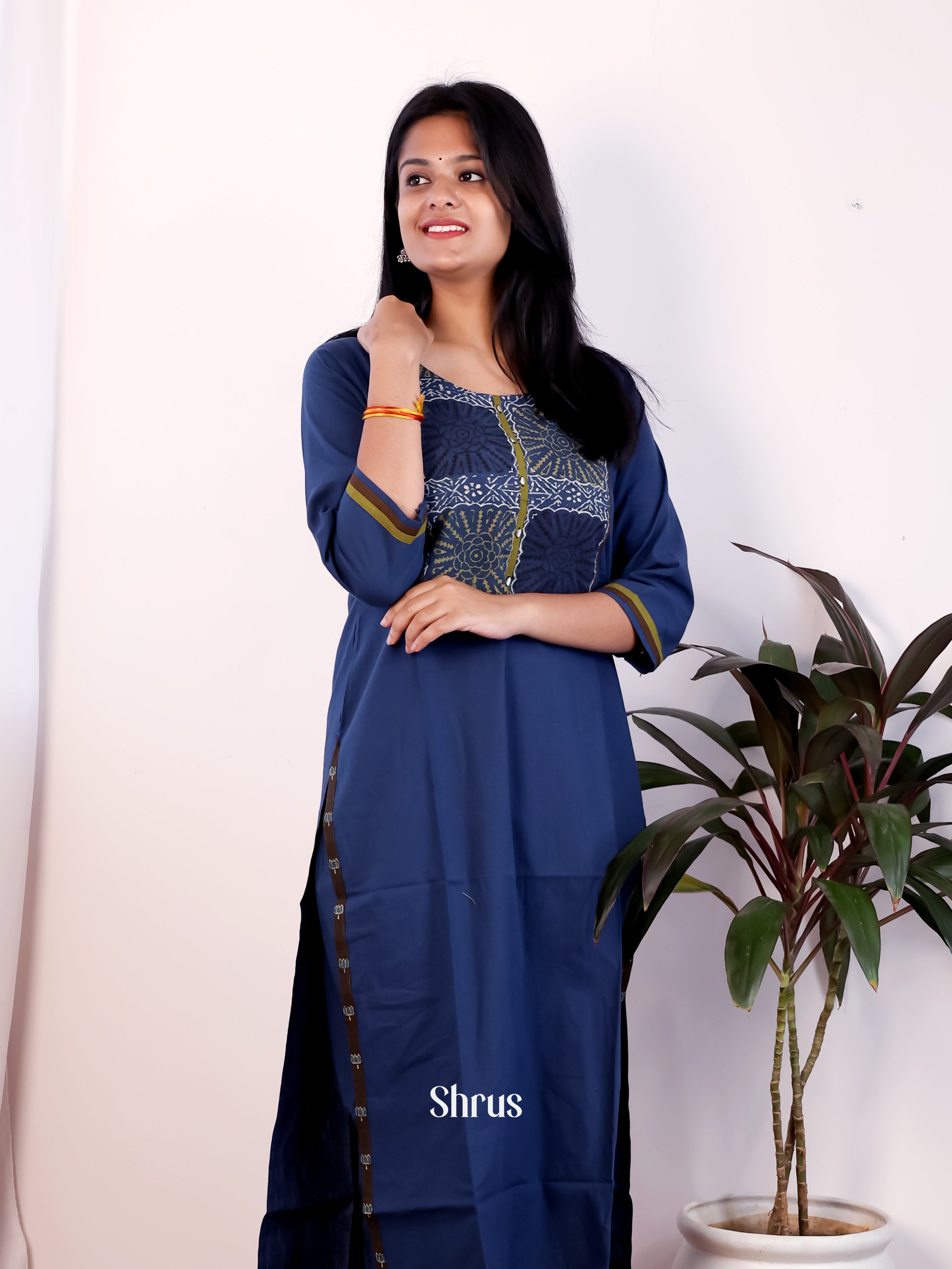 Blue - 2pc Readymade Suits