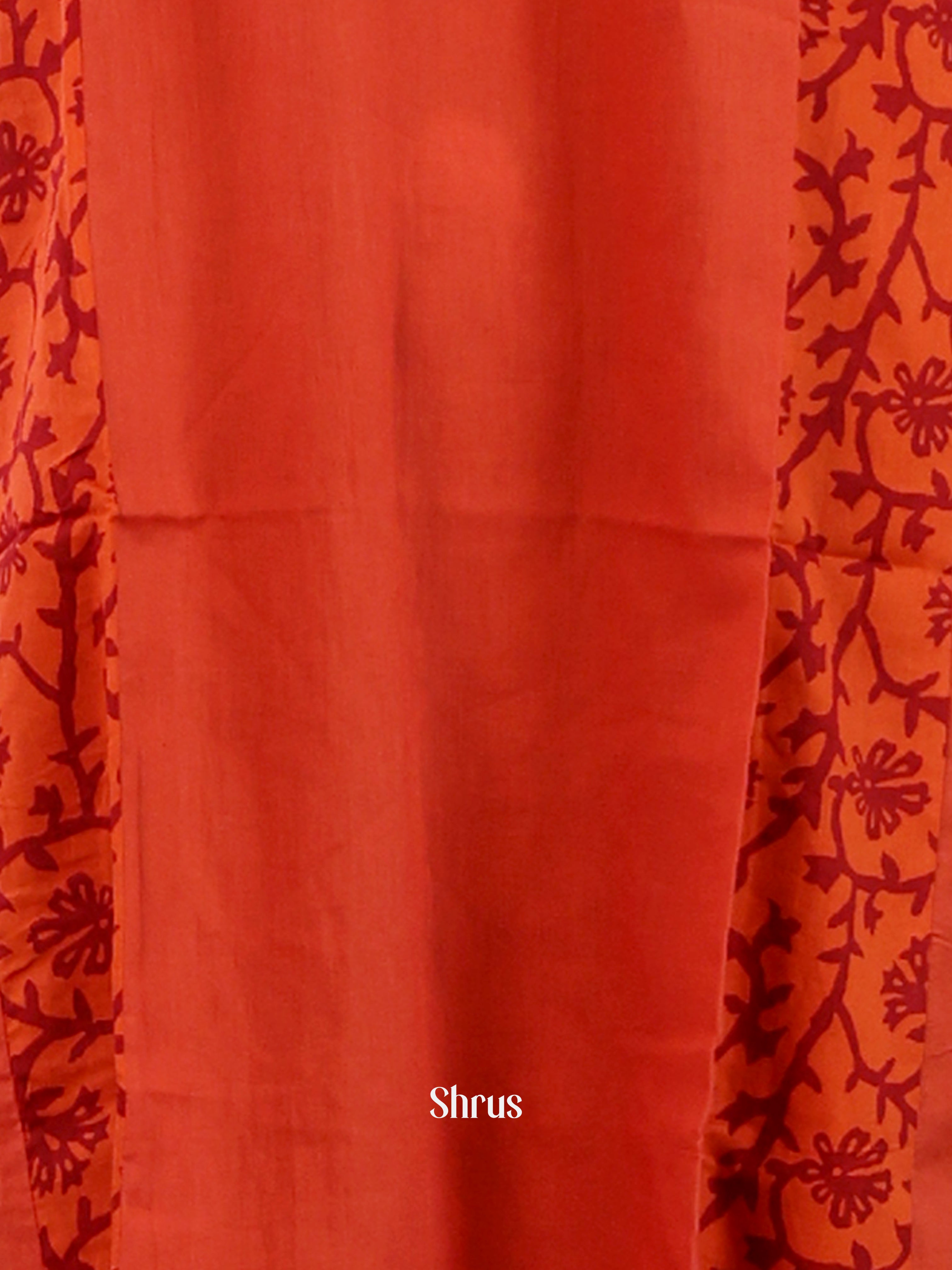 Brick Orange - Readymade Kurti