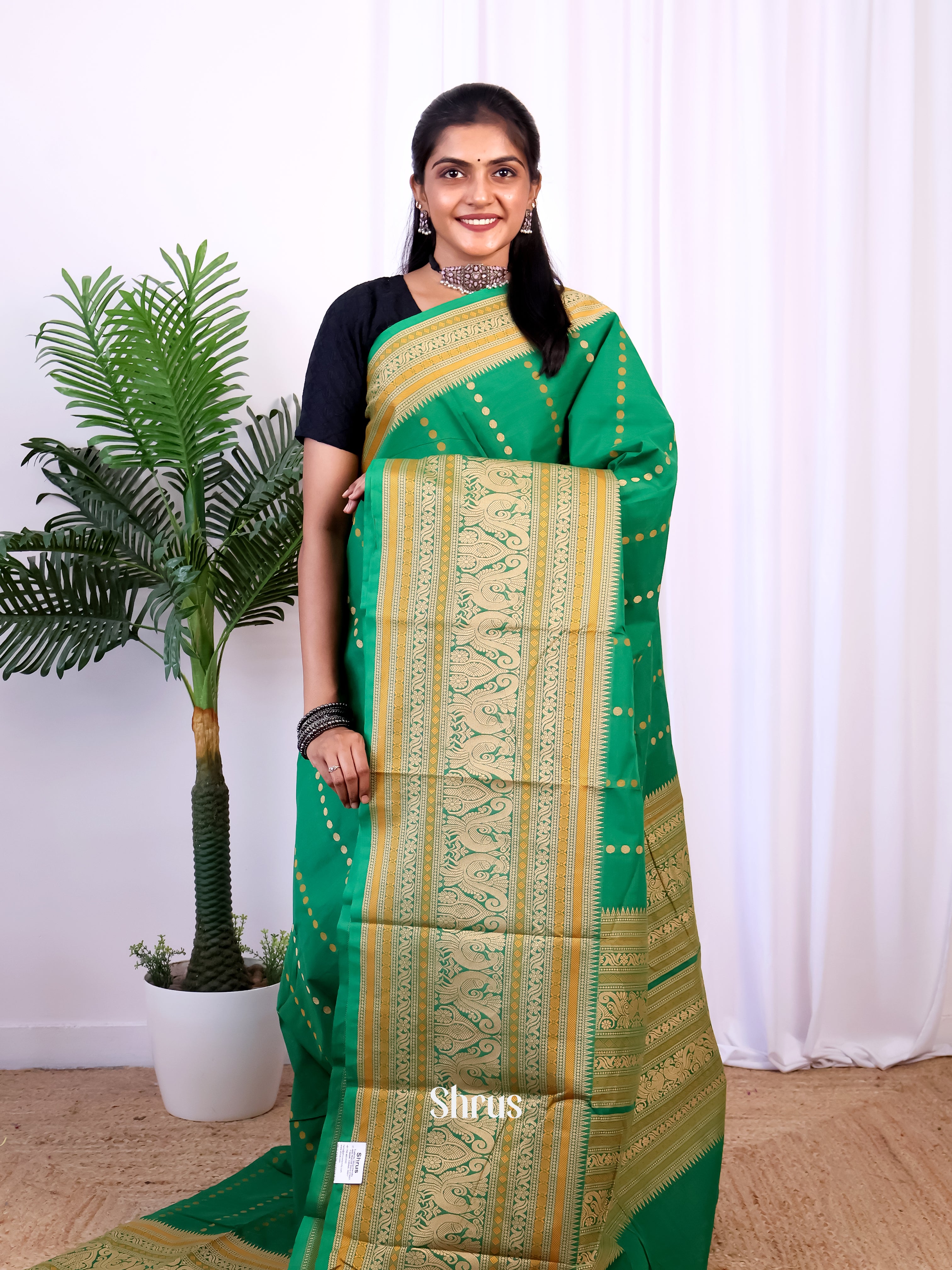 Green - Chettinad Cotton Saree