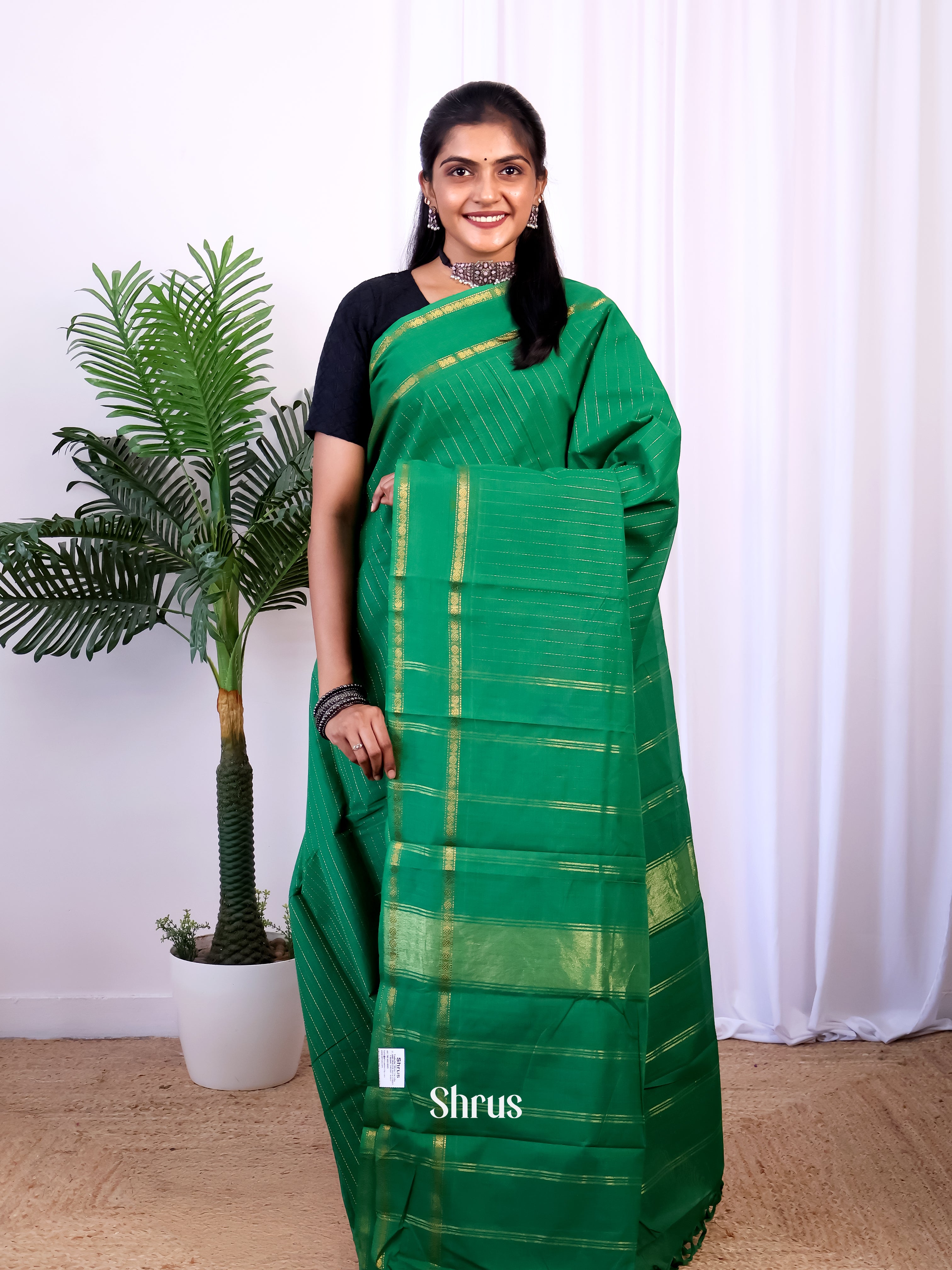 Green - Chettinad Cotton Saree