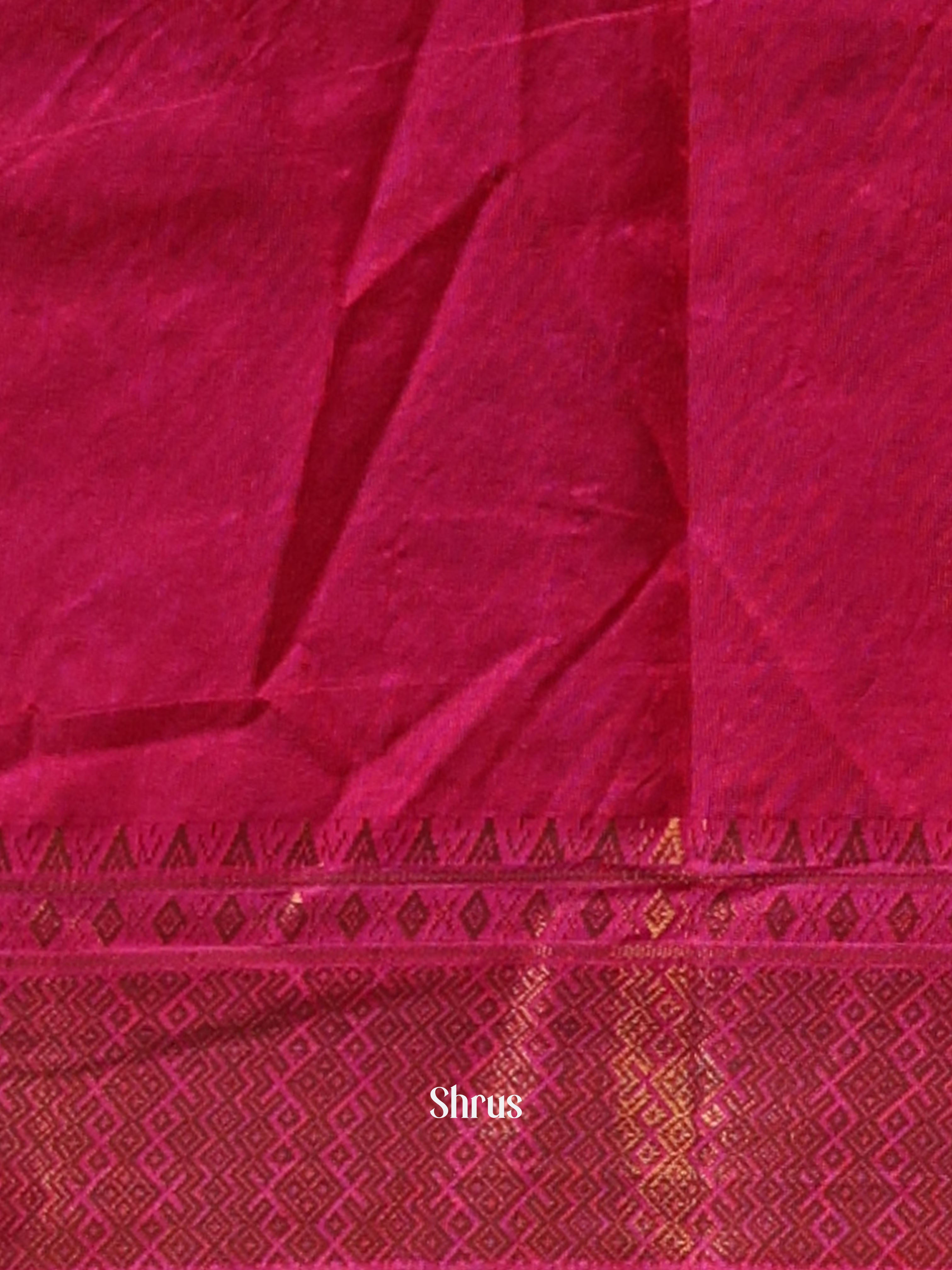 Purple  & Pink - Semi patola saree