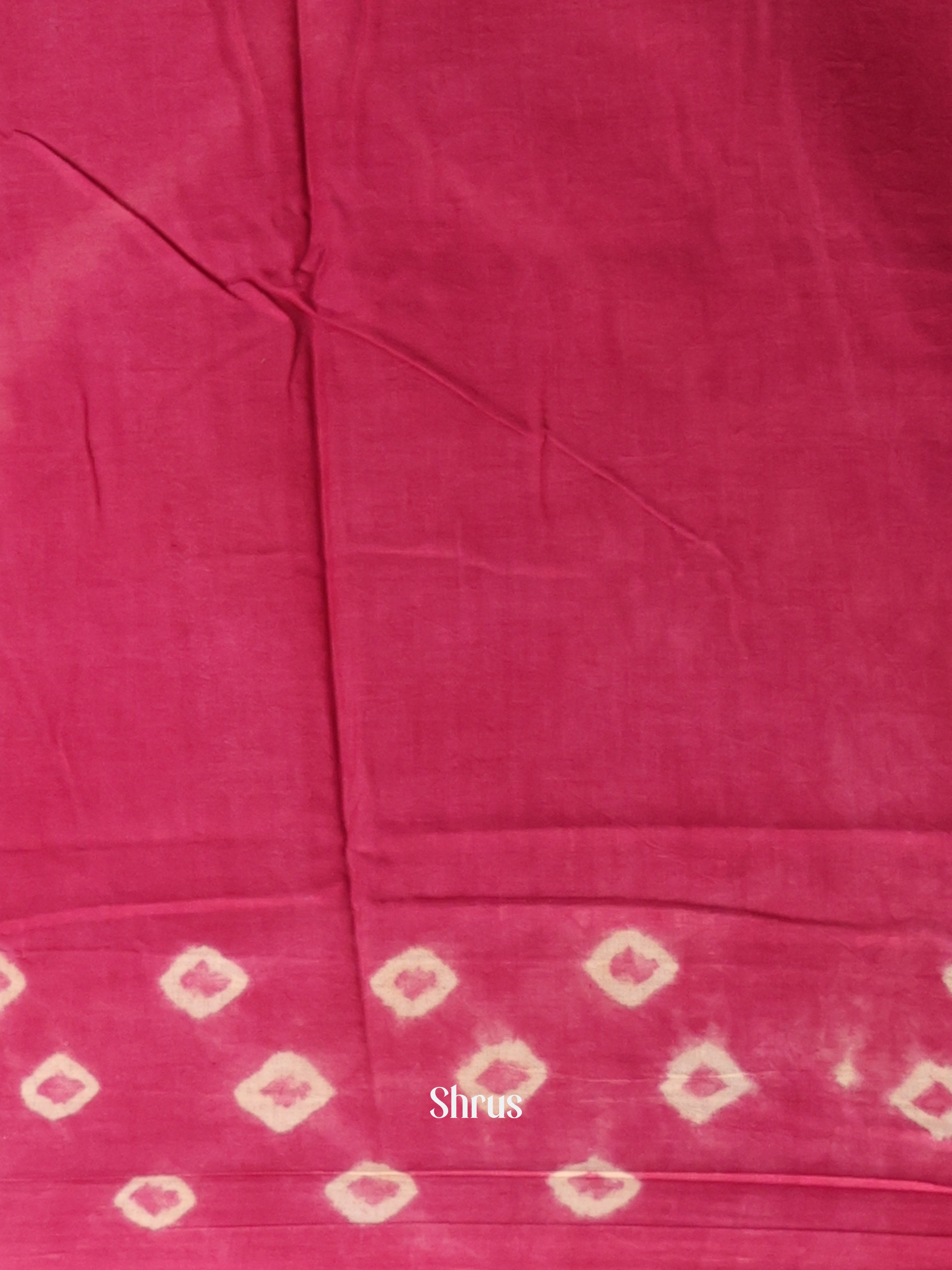 Purple - Cotton Saree