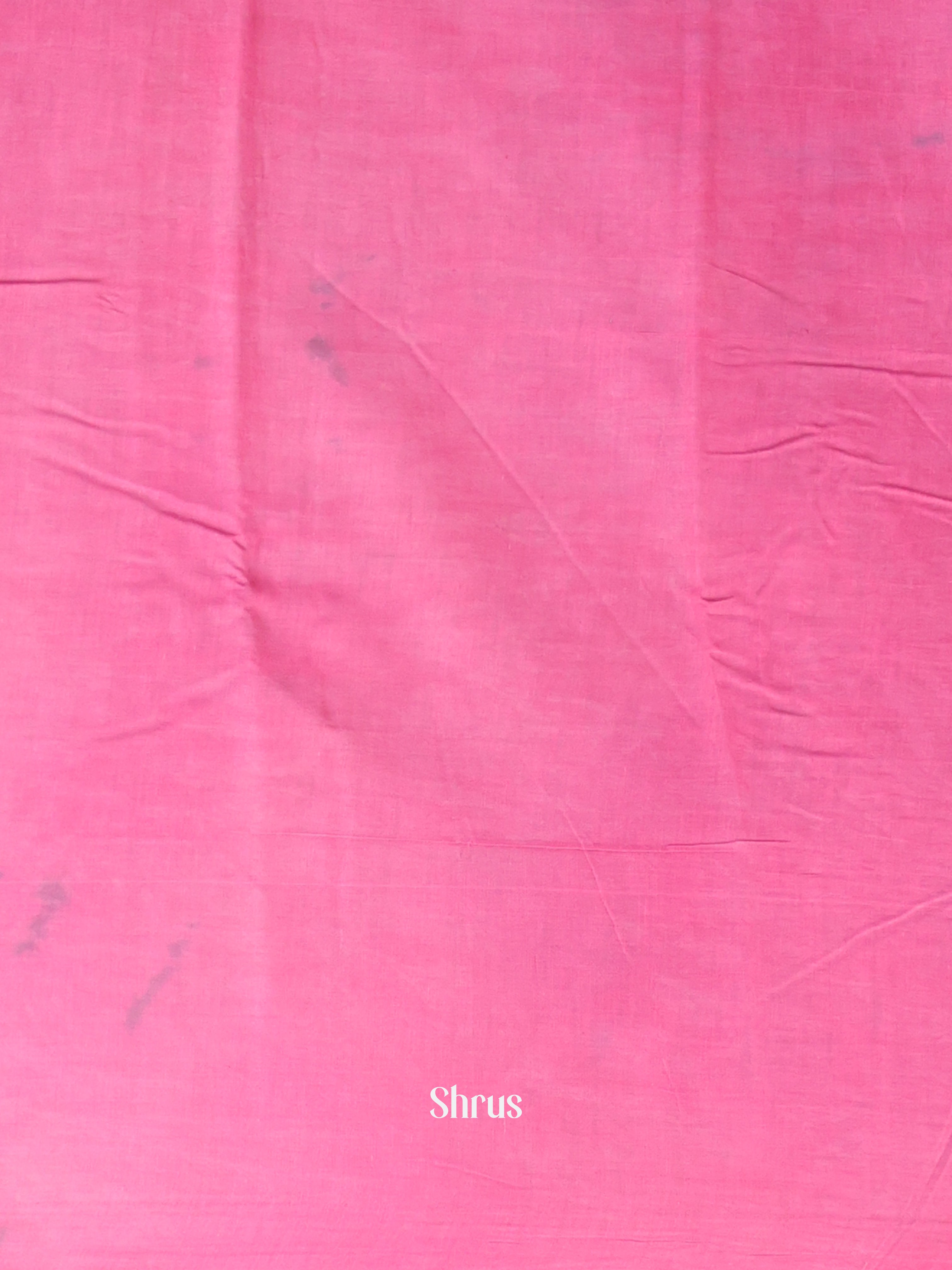 Green & Pink - Cotton Saree