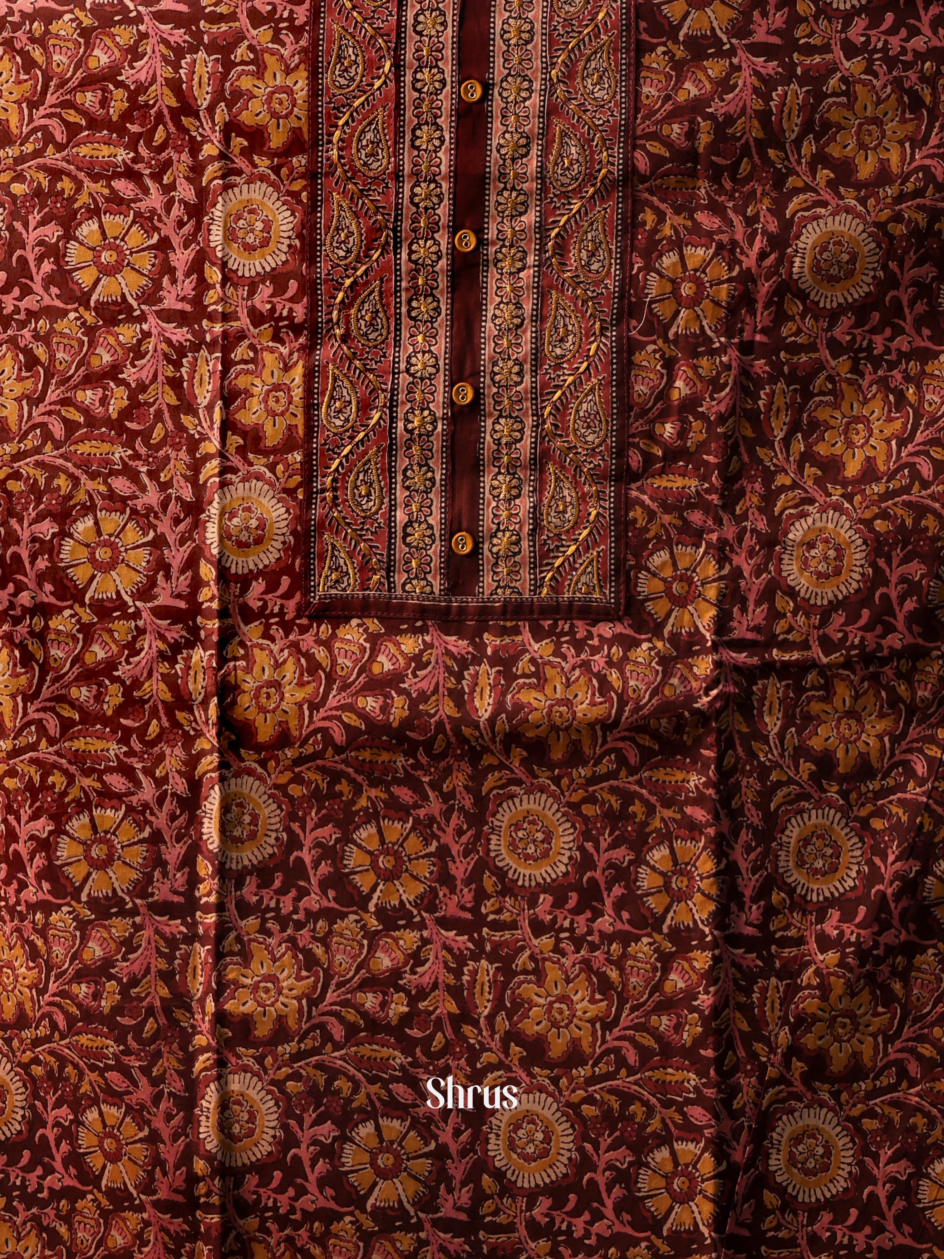 Brown - Cotton salwar