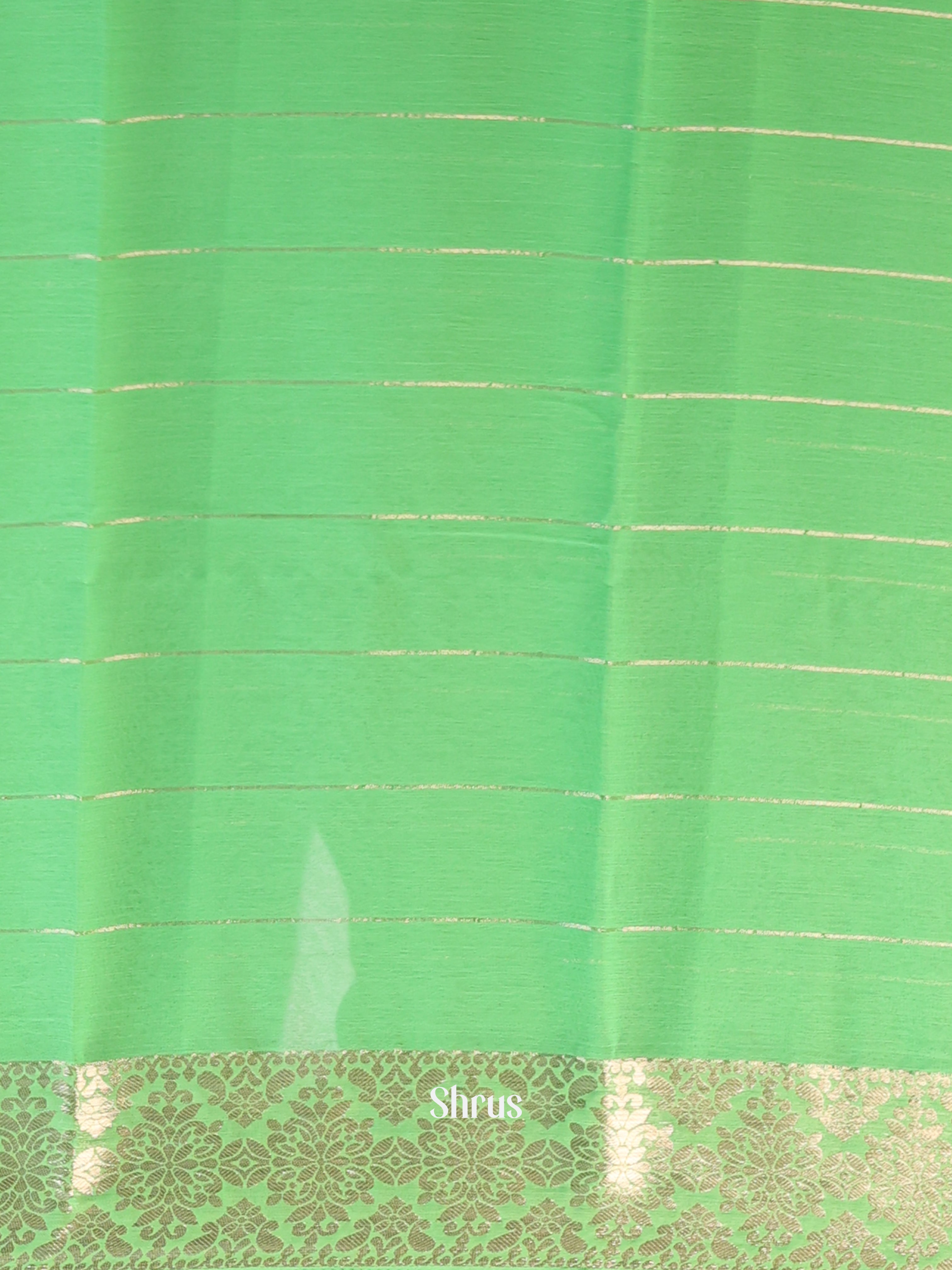 Pista Green- Semi Mysoresilk Saree