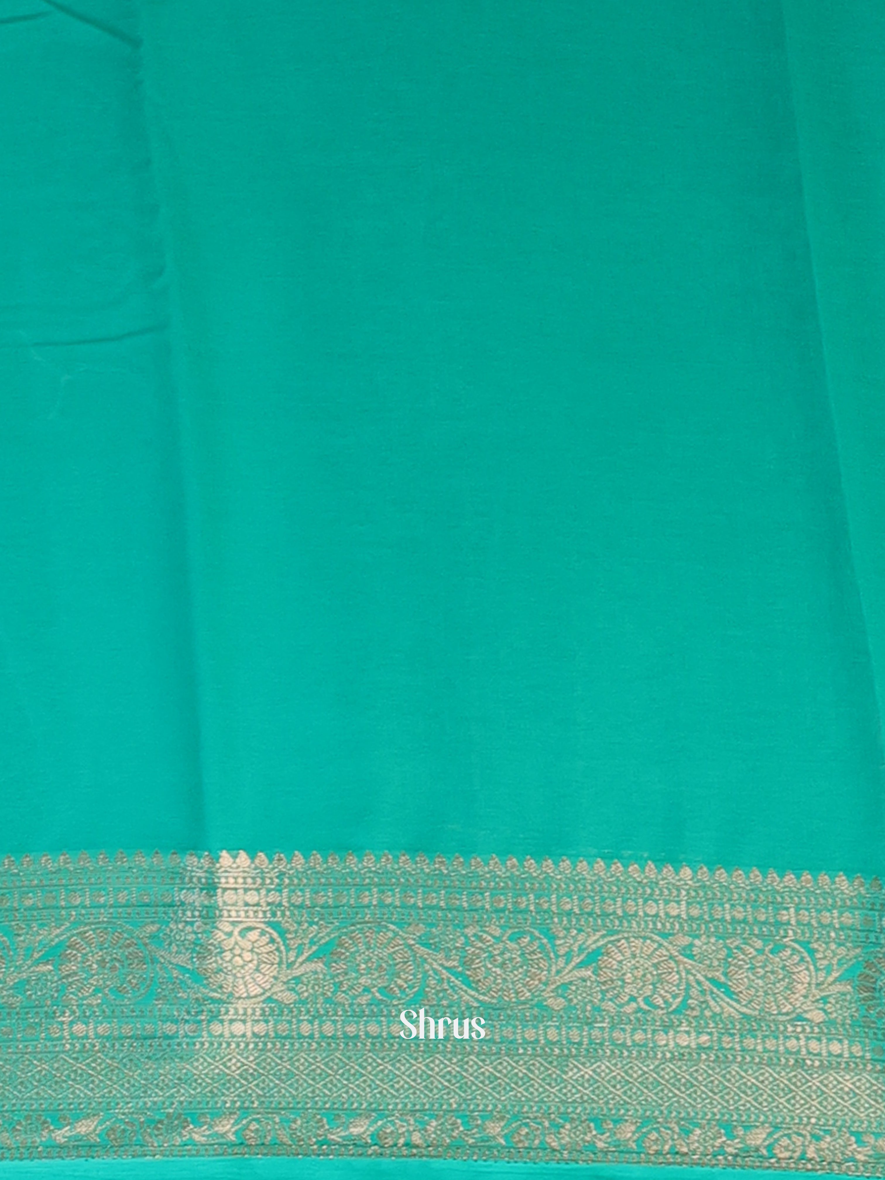 Green - Semi Mysoresilk Saree