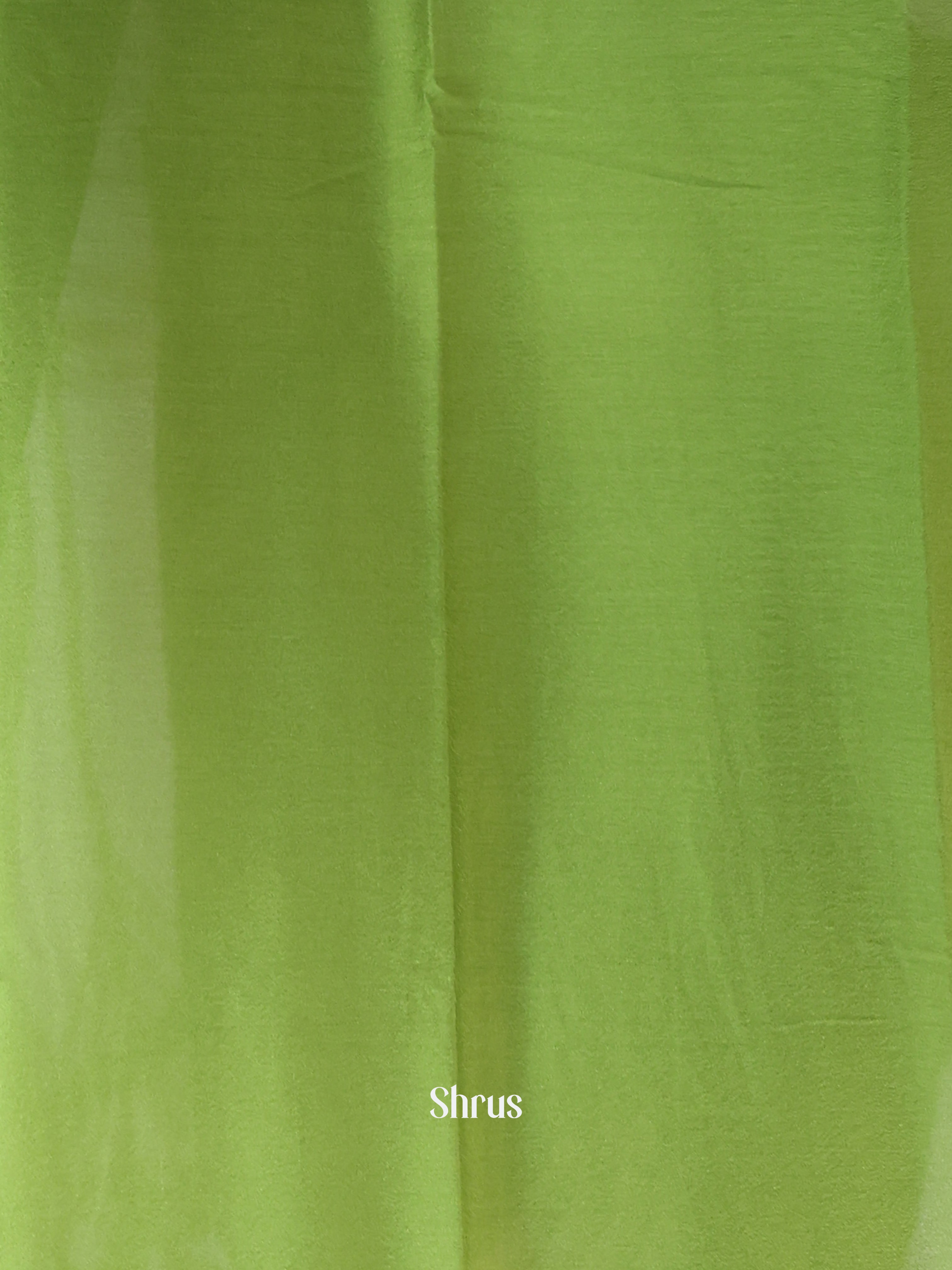 Green - Semi Mysoresilk Saree