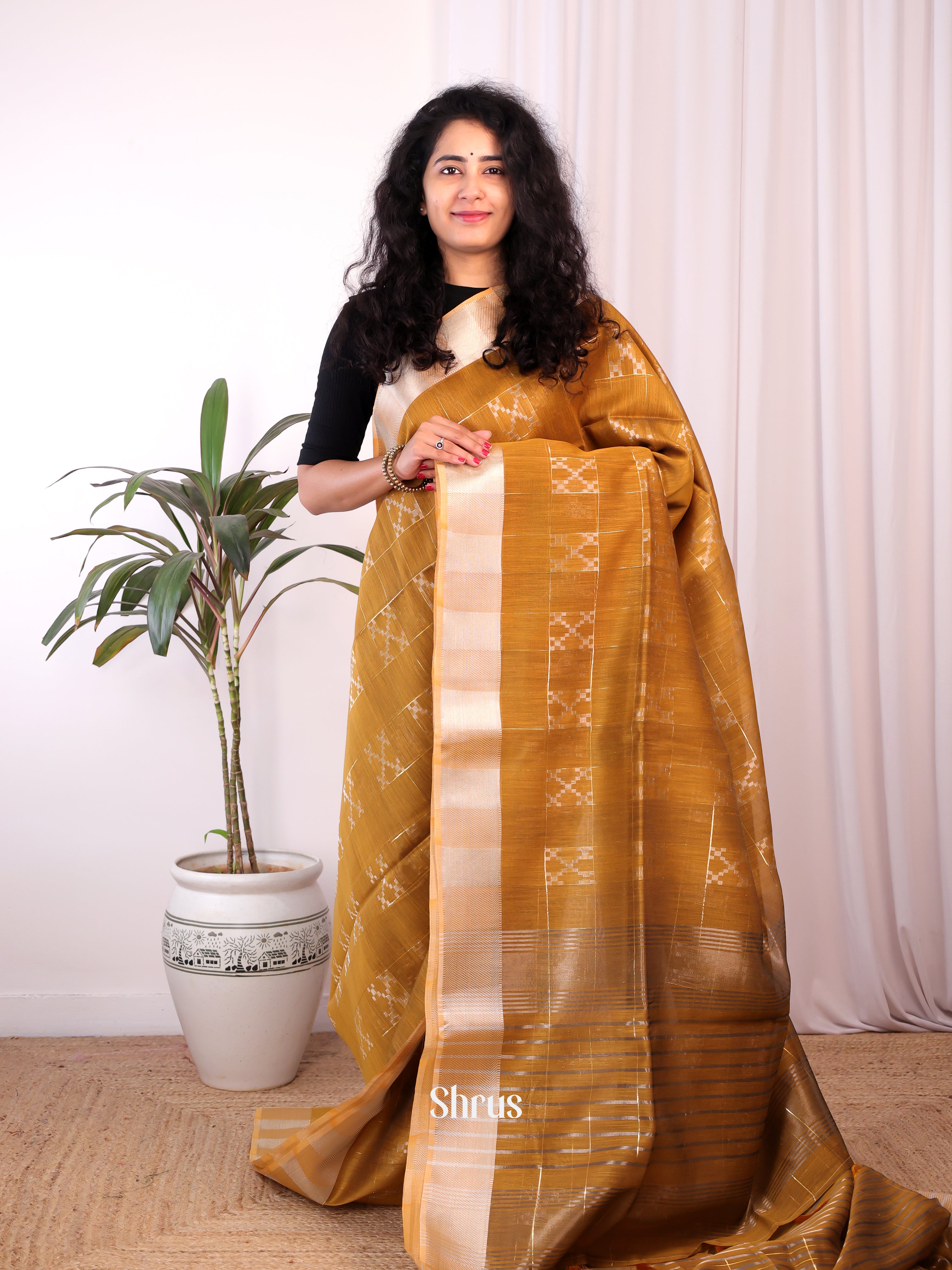 CJS02019 - Semi Maheshwari Saree