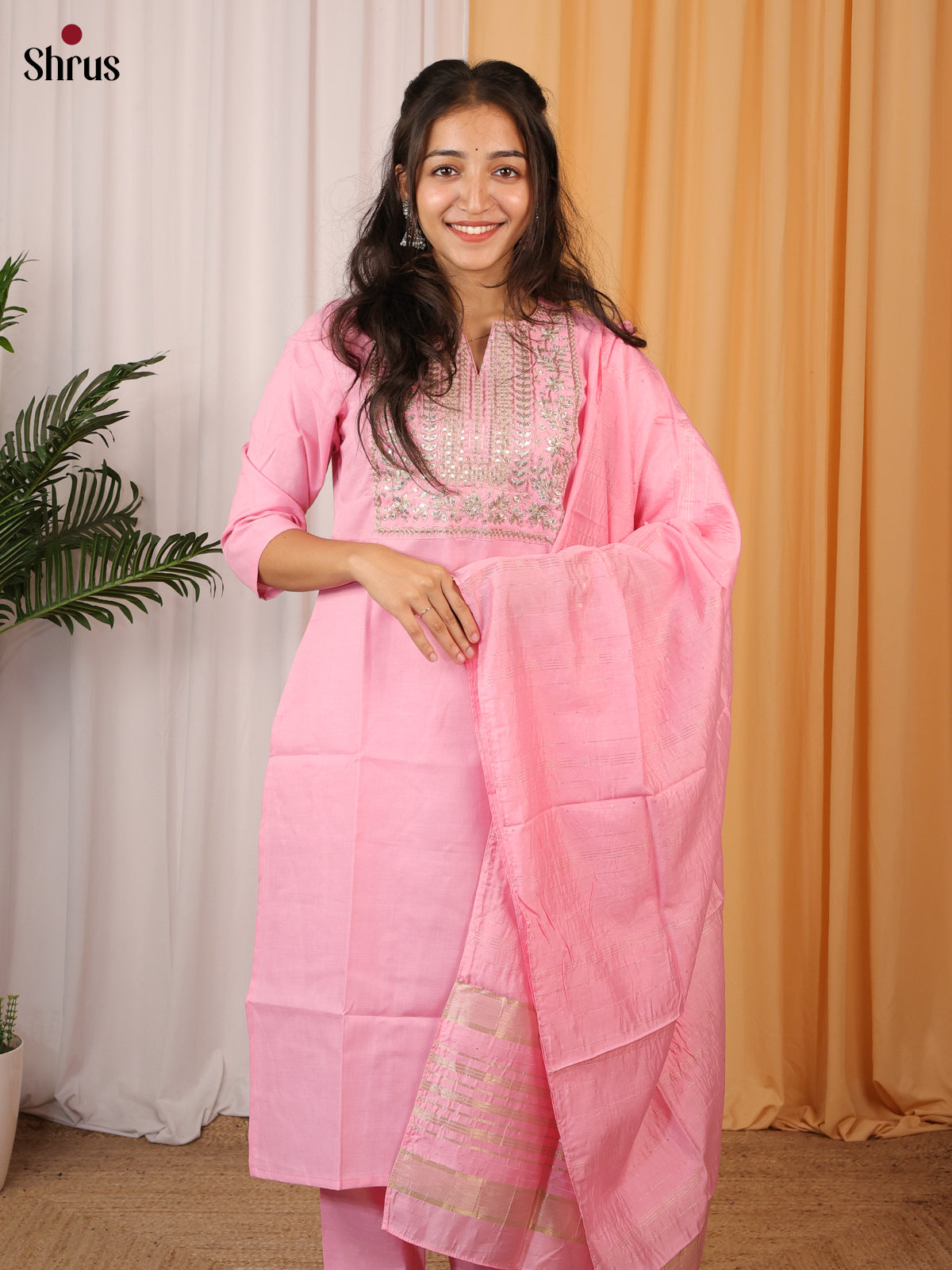 Pink  - Readymade Suits - Shop on Shrus.com