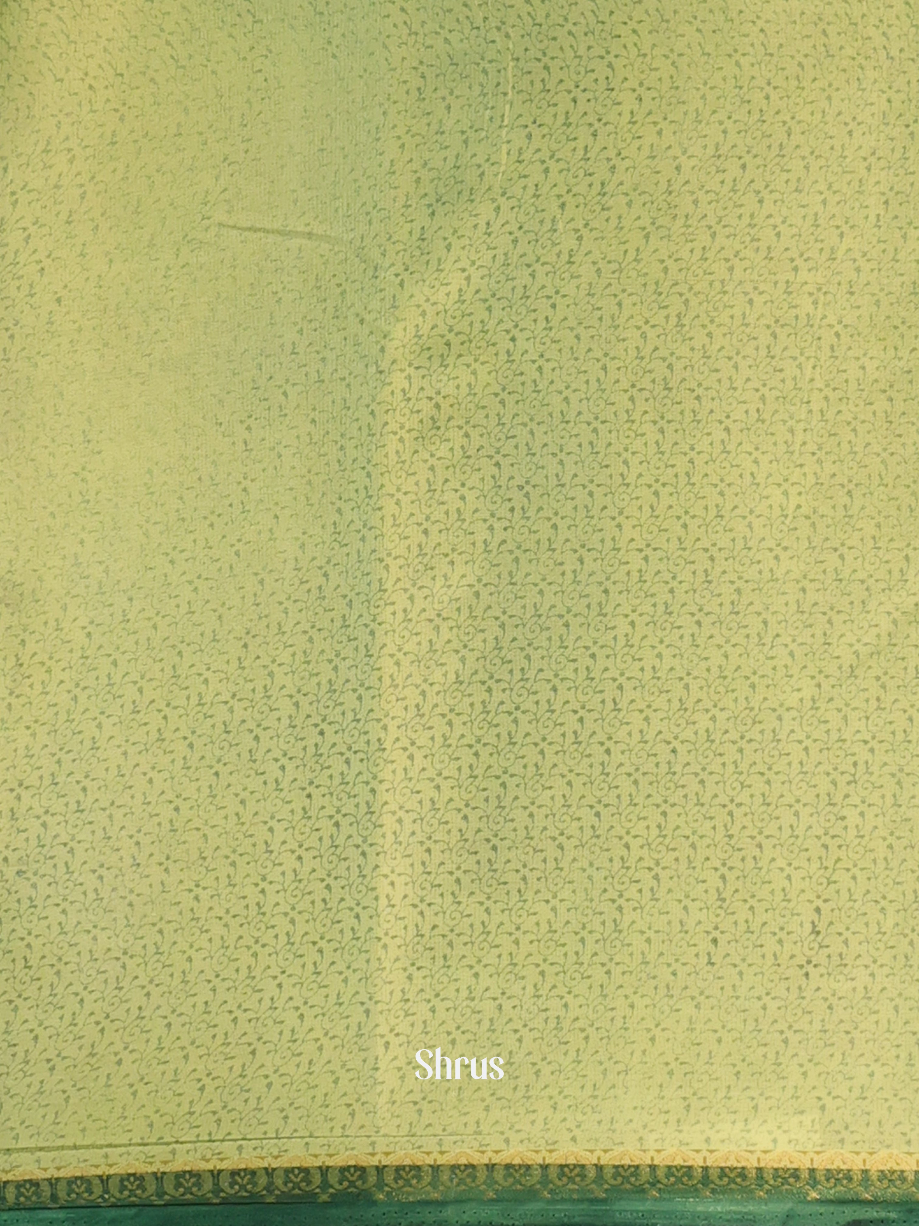 Green - Semi Mysoresilk Saree