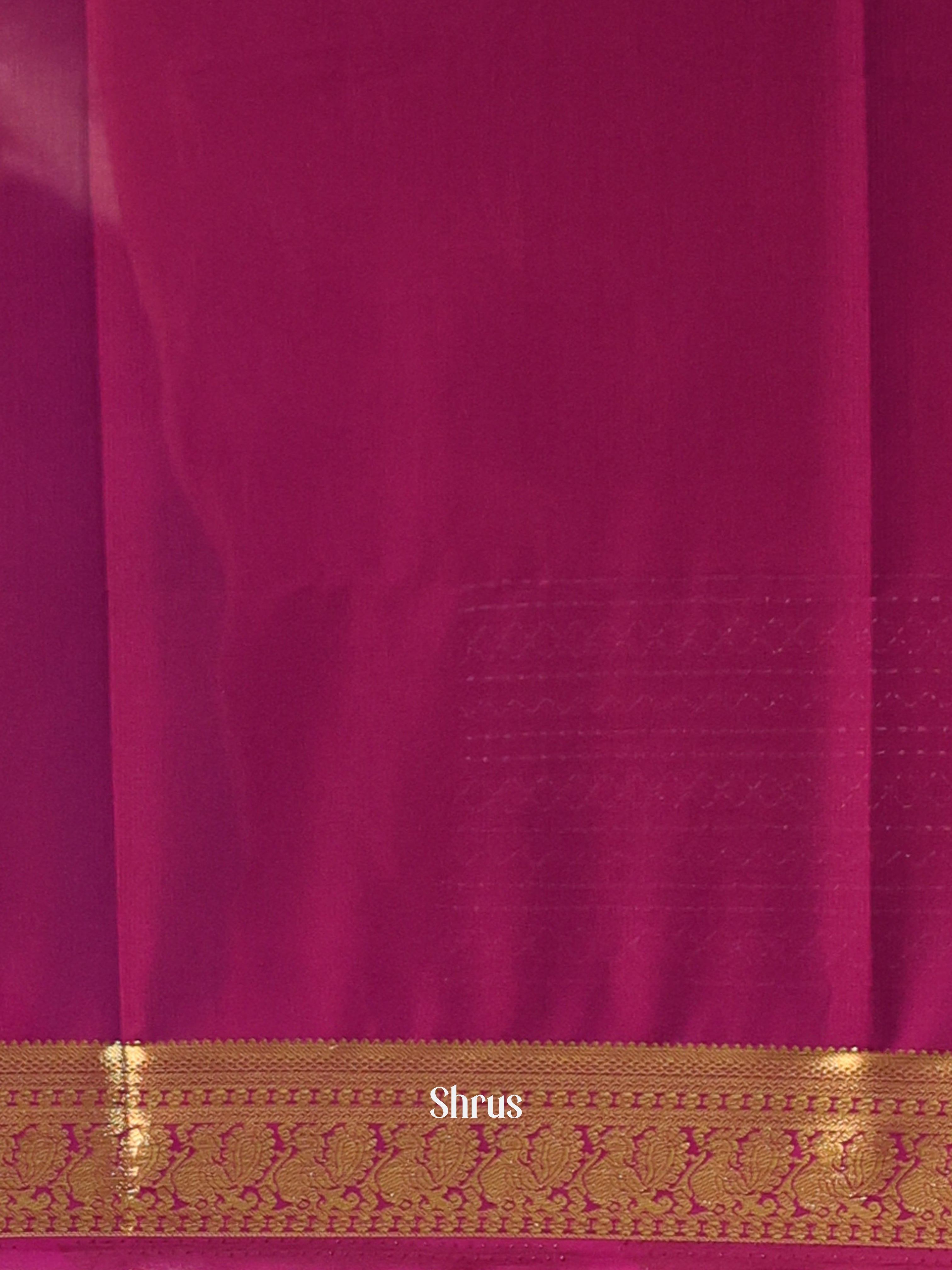 CJS02420 - Semi Mysoresilk Saree