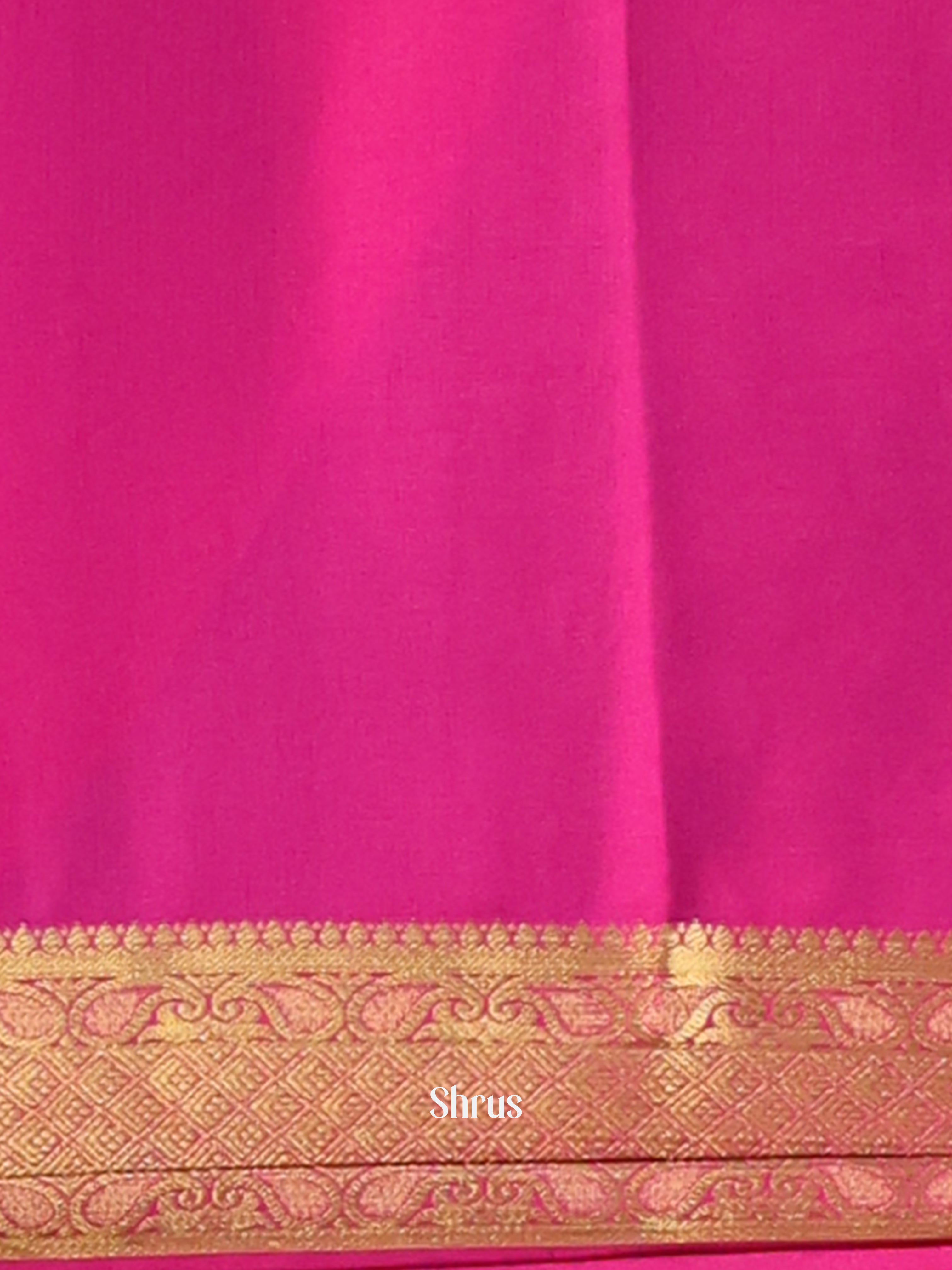 CJS02458 - Semi Mysoresilk Saree - Shop on Shrus.com