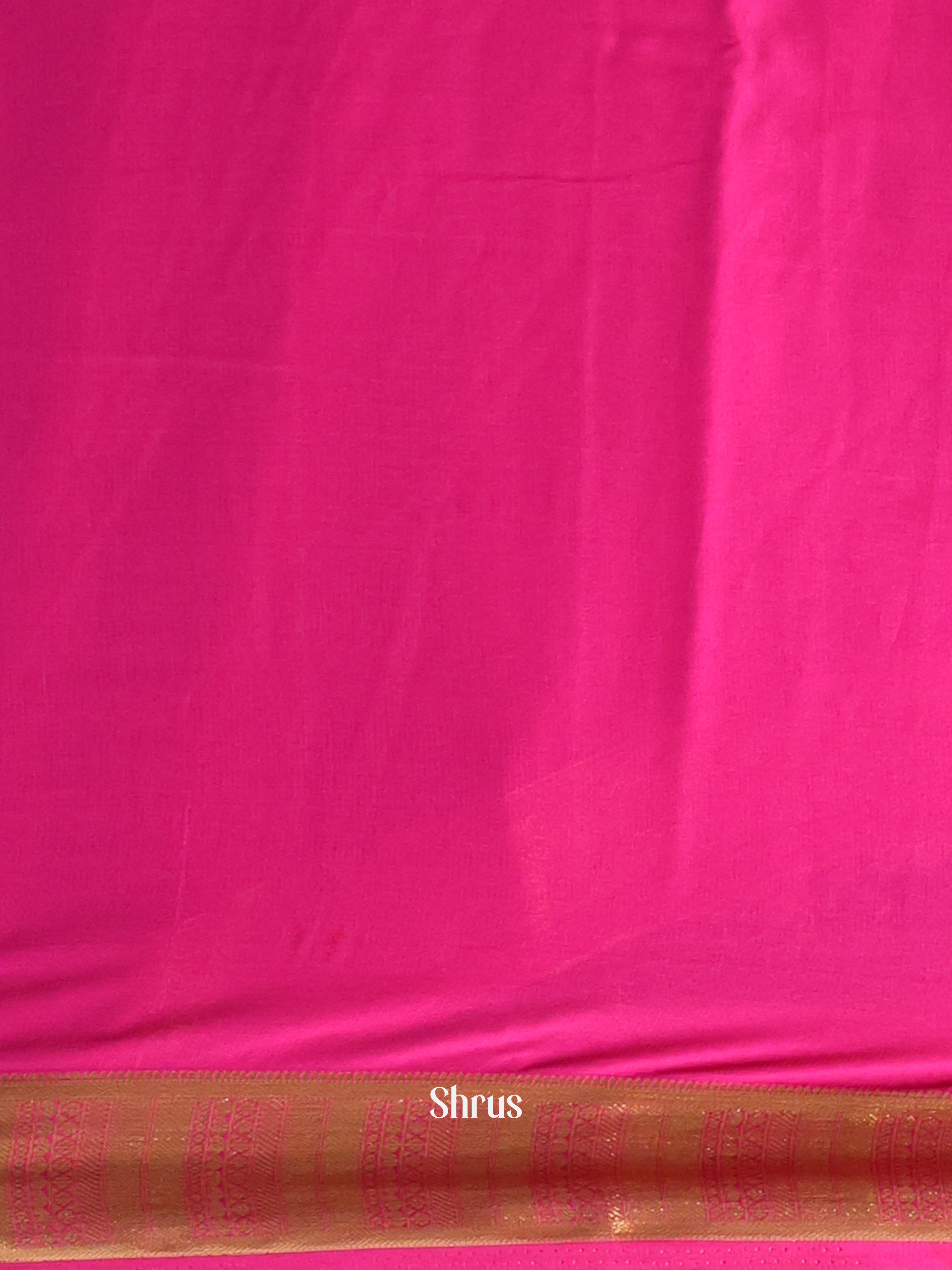 CJS02513 - Semi Mysoresilk Saree - Shop on Shrus.com