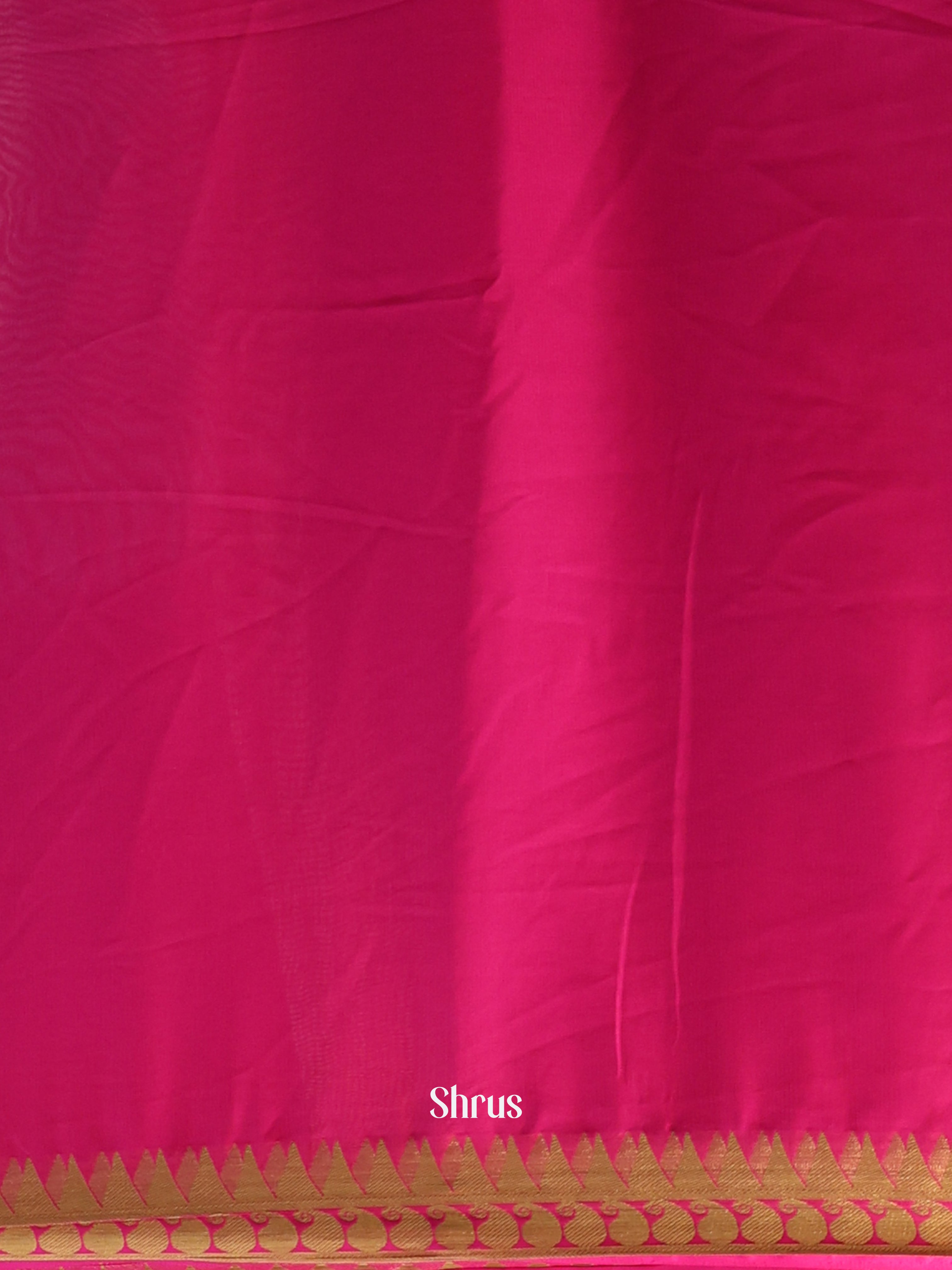 CJS02520 - Semi Mysoresilk Saree - Shop on Shrus.com