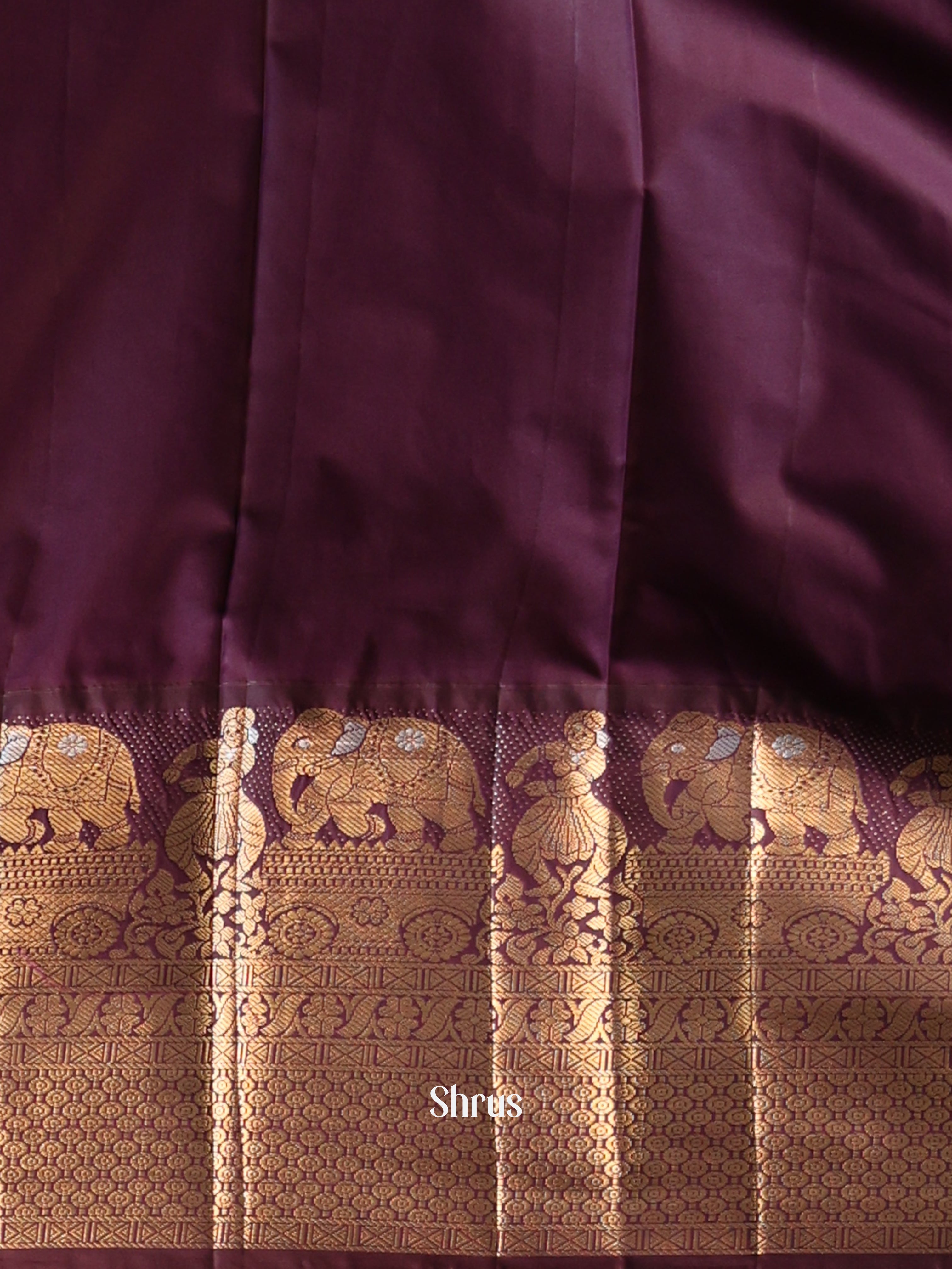 CJS02567 - Gadwal halfpure Saree - Shop on Shrus.com