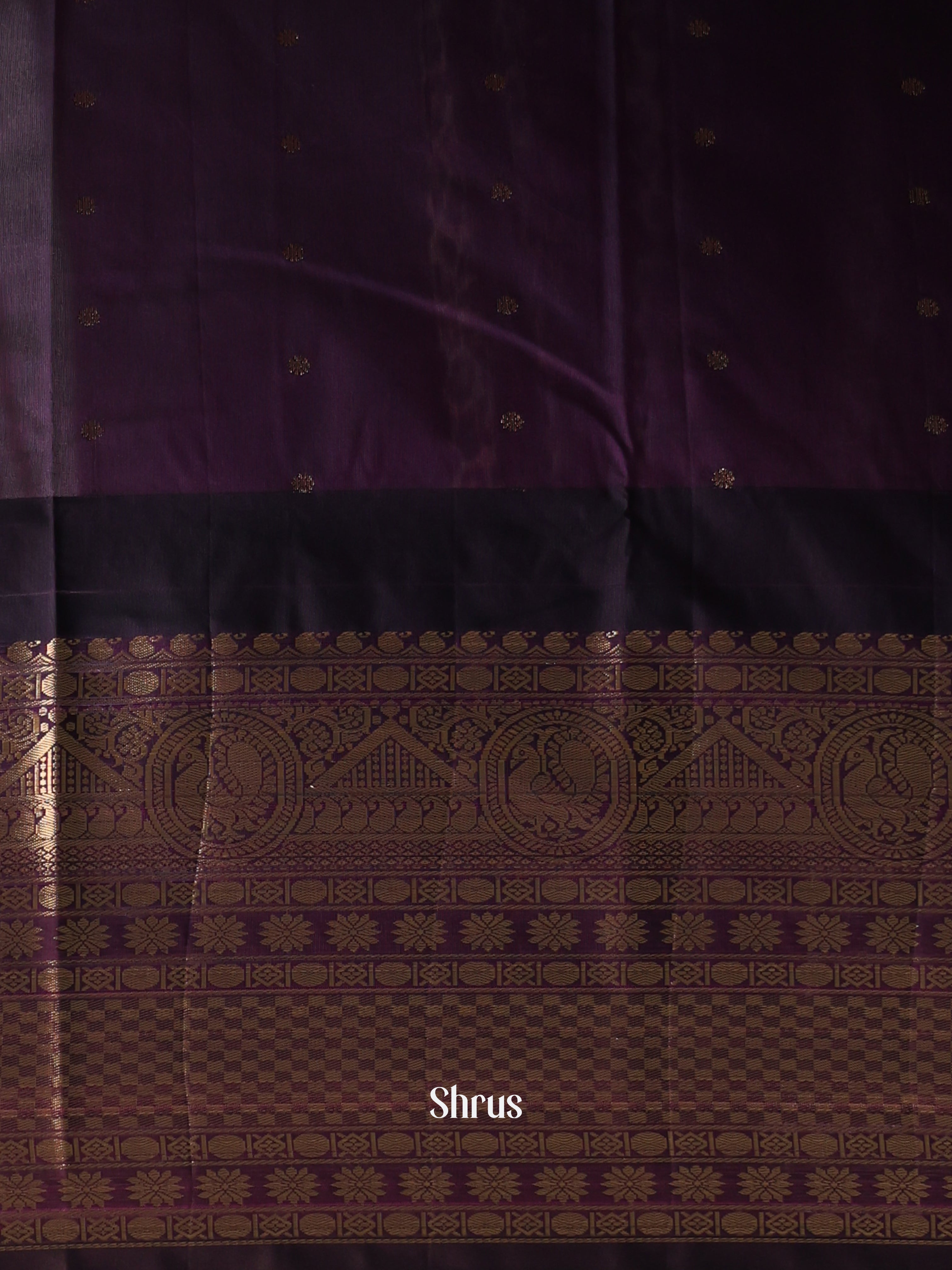 CJS02578 - Gadwal halfpure Saree