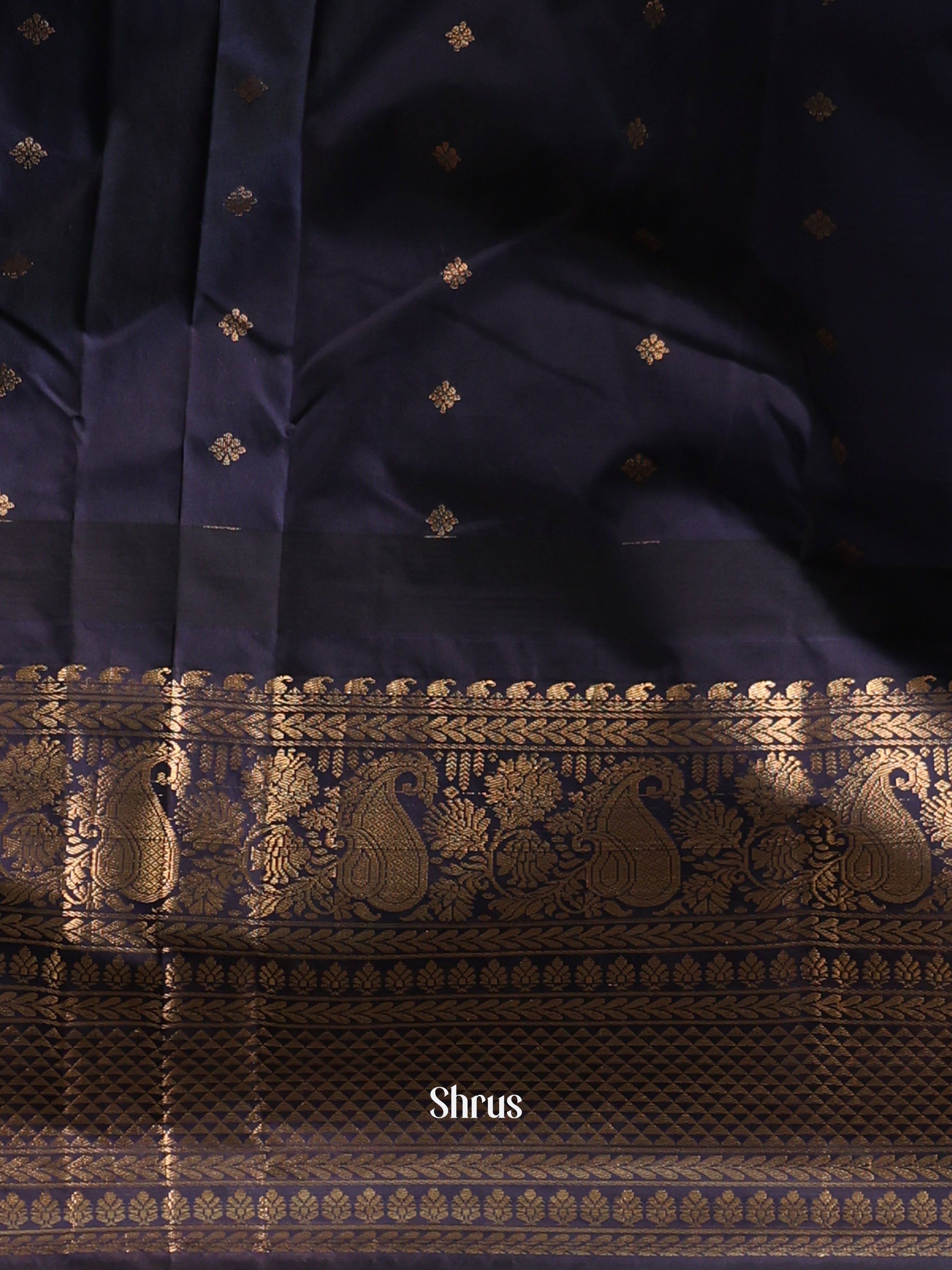 CJS02588 - Gadwal halfpure Saree - Shop on Shrus.com