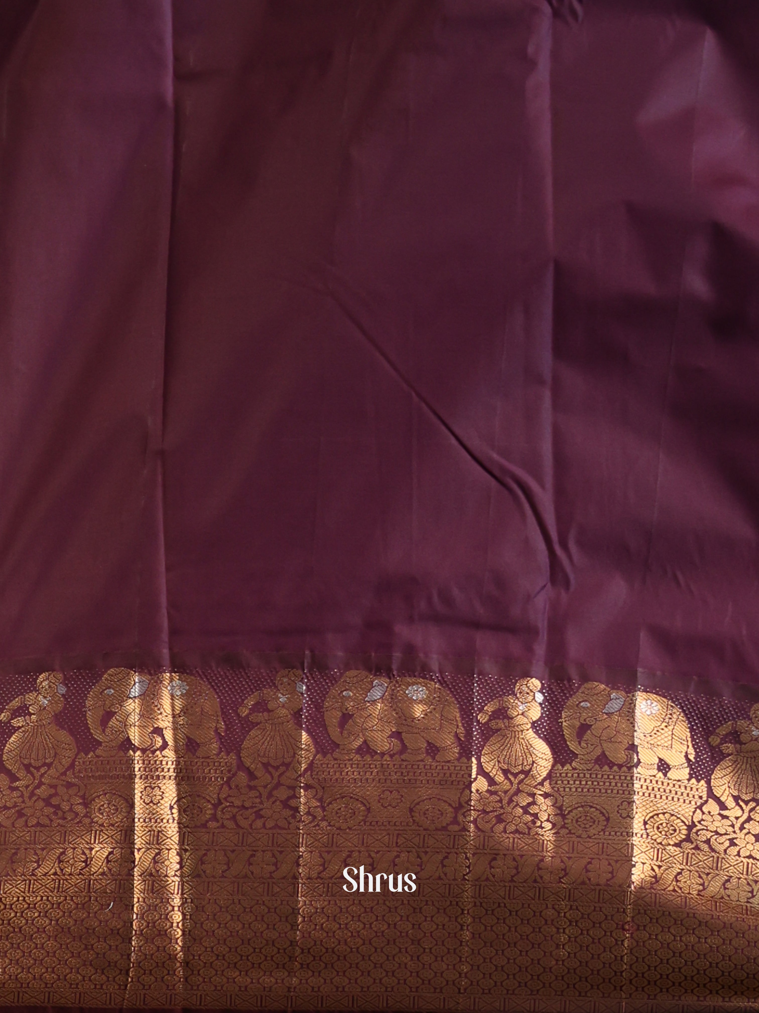 CJS02592 - Gadwal halfpure Saree - Shop on Shrus.com