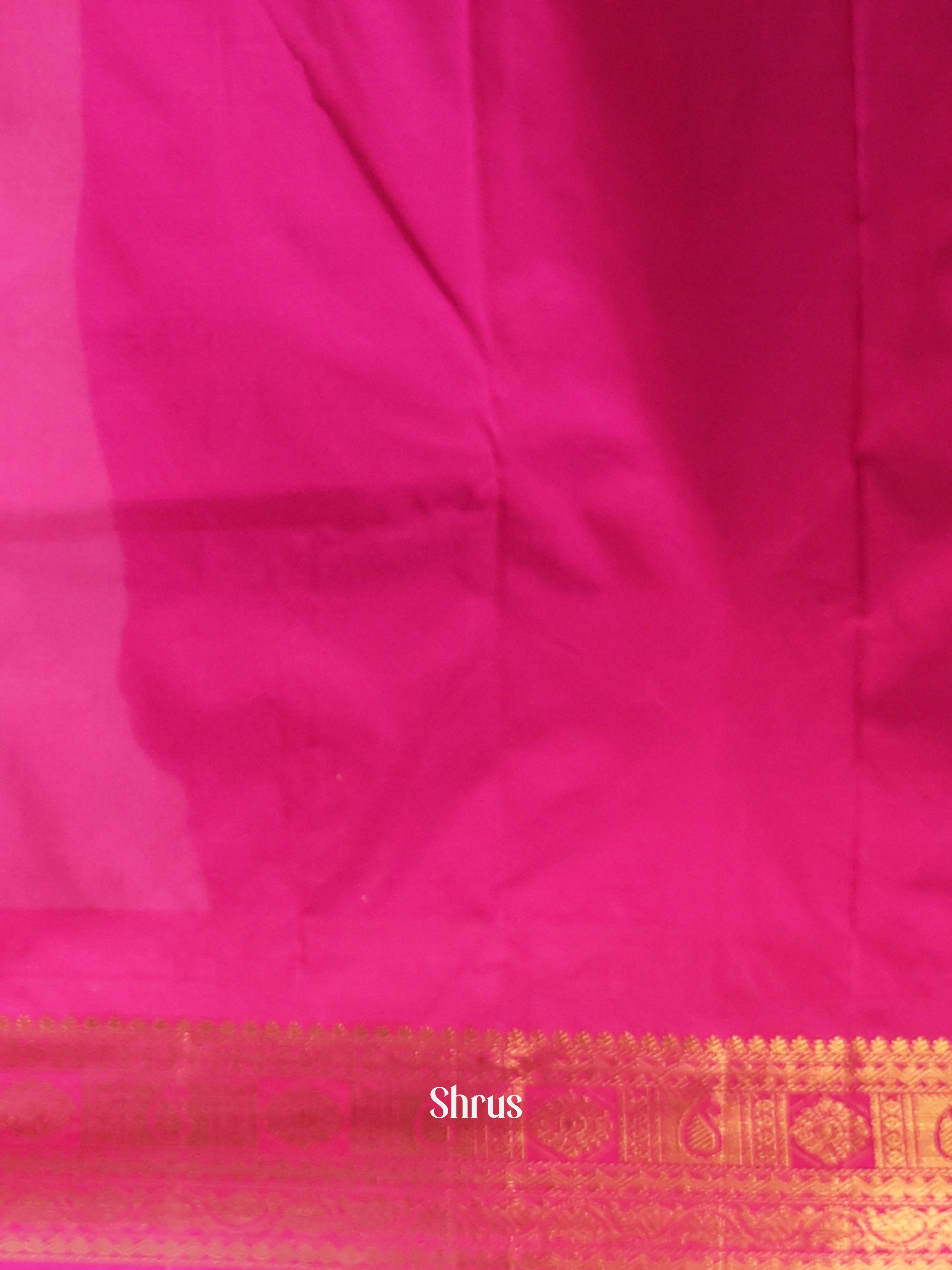 Purple & Pink - Gadwal halfpure Saree