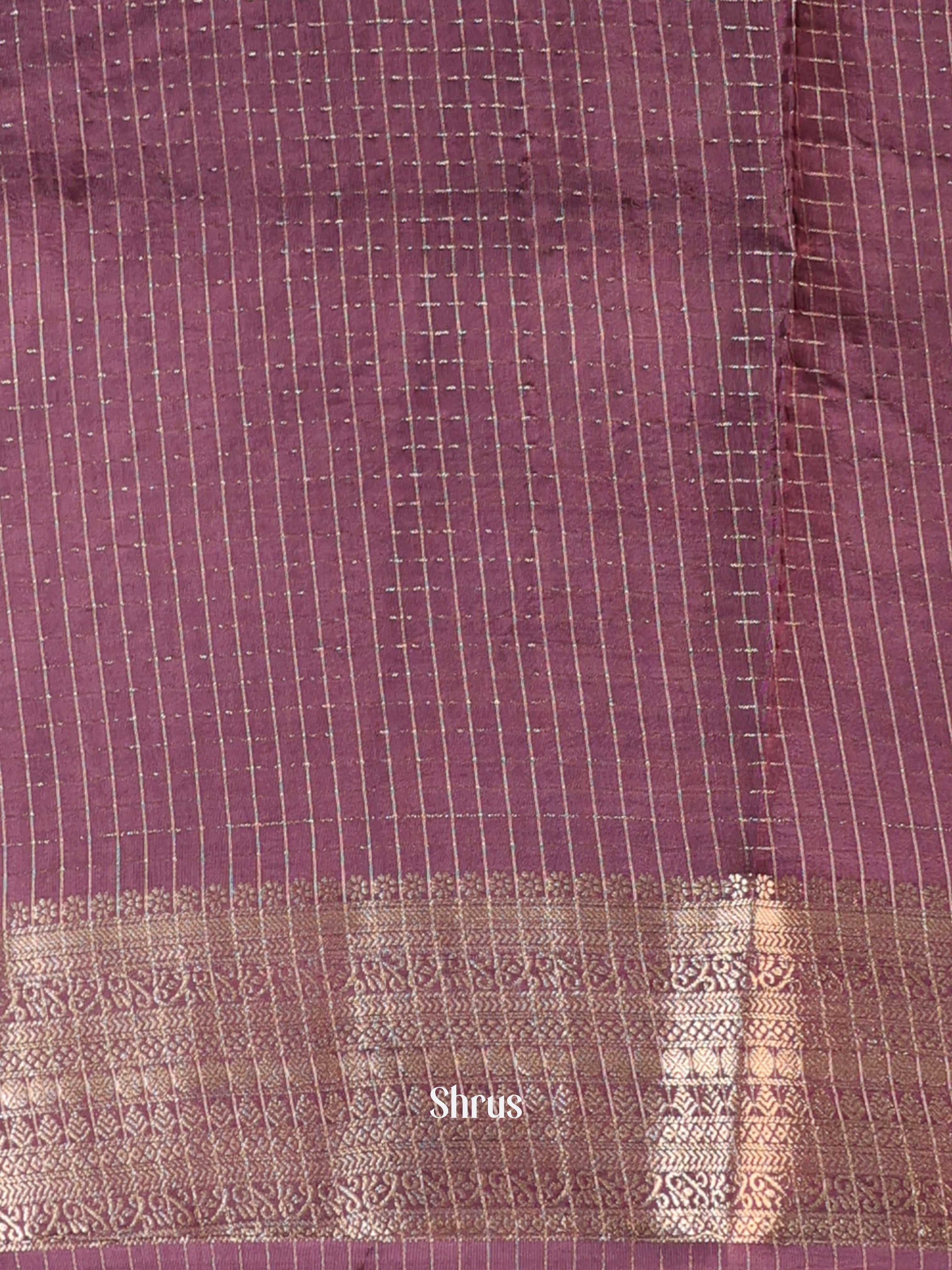 Grey & Onion Peel- Semi Chanderi Saree