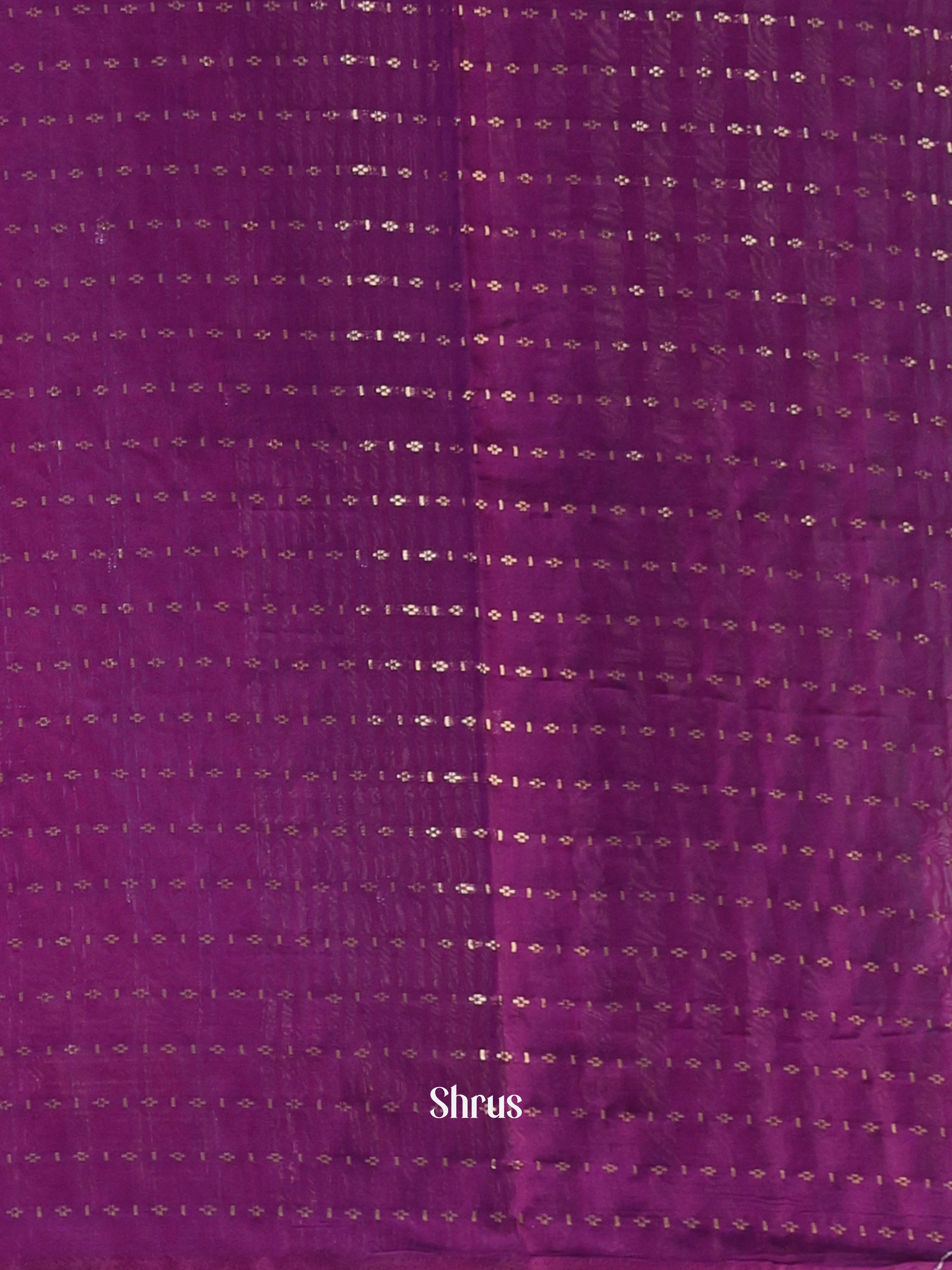 Pink & Violet - Semi Chanderi Saree