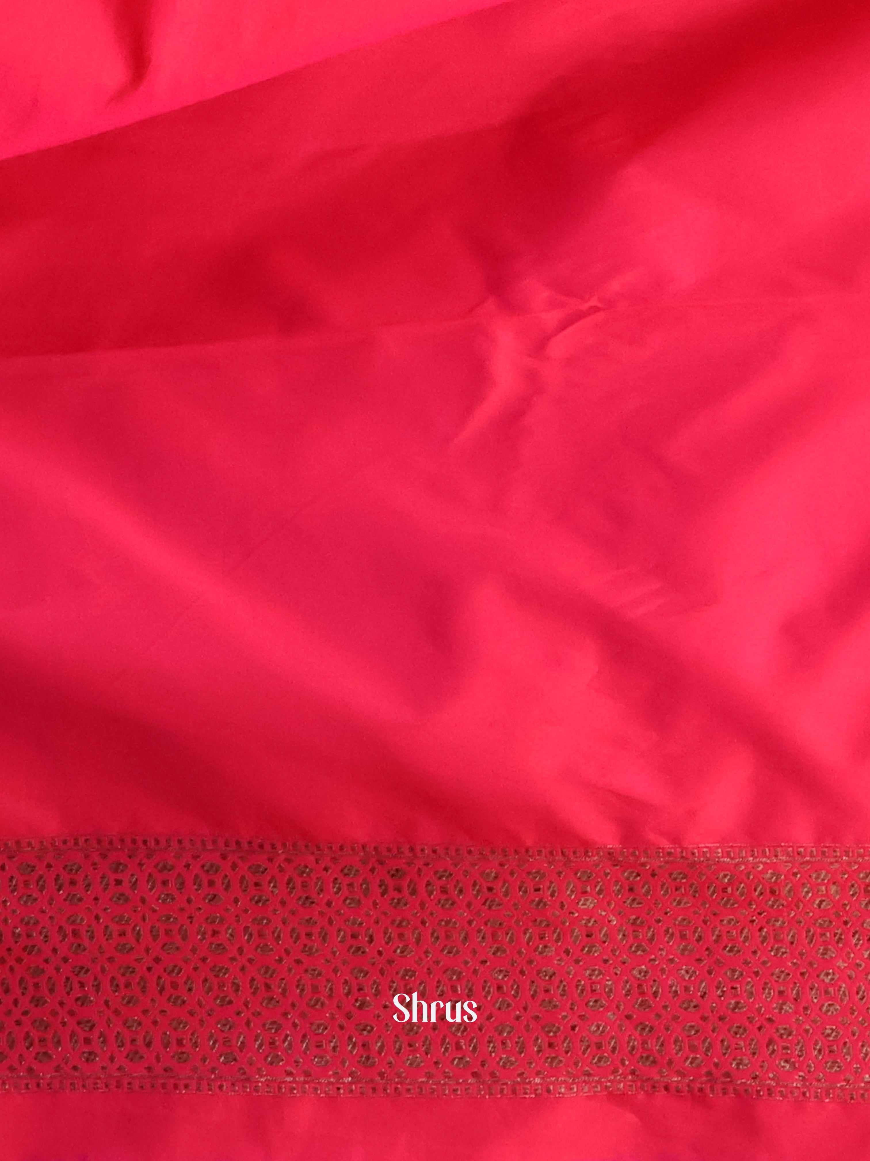 Pink - Semi Banarasi Saree