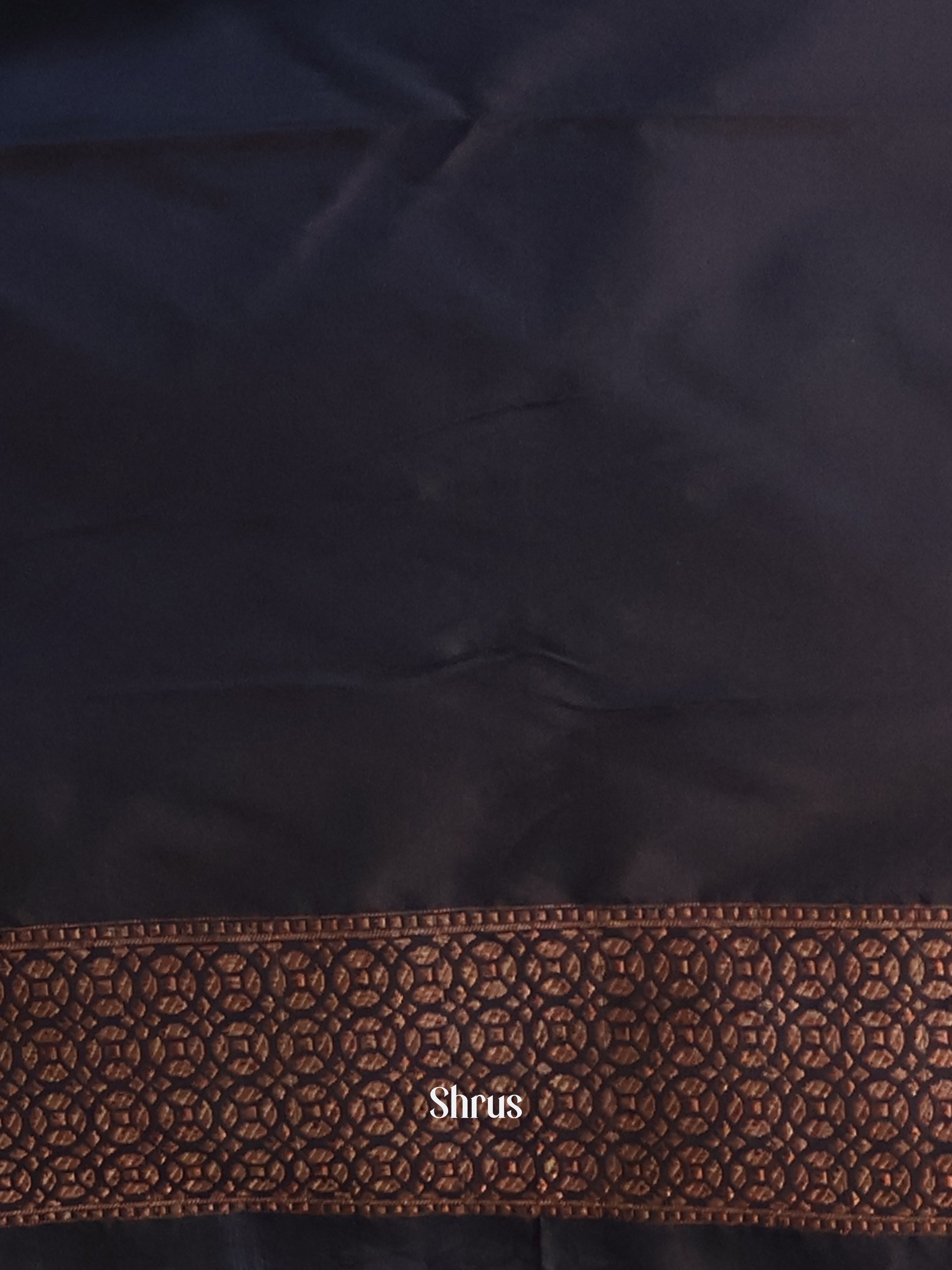 Black- Semi Banarasi Saree