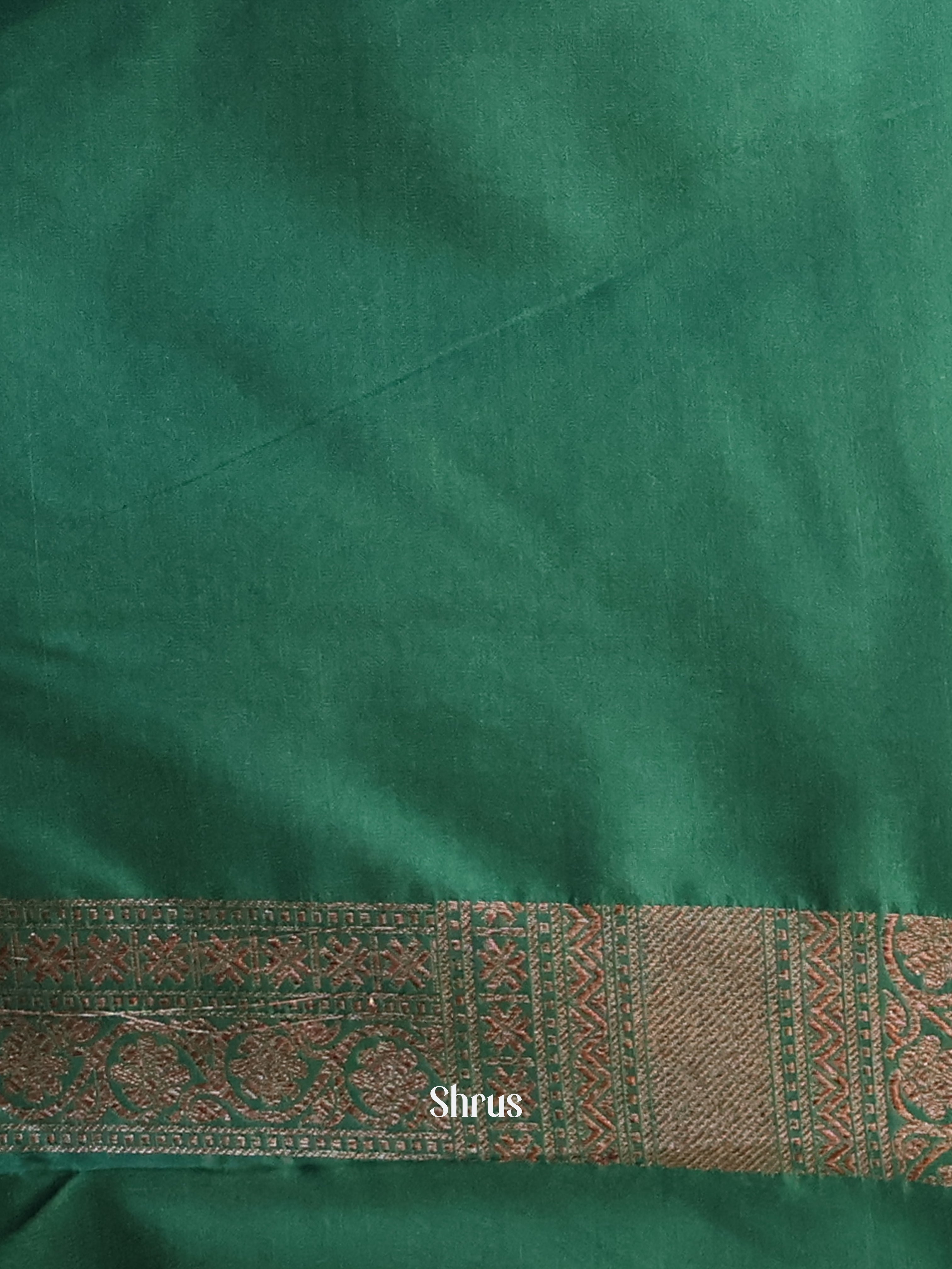 Green - Semi Banarasi Saree