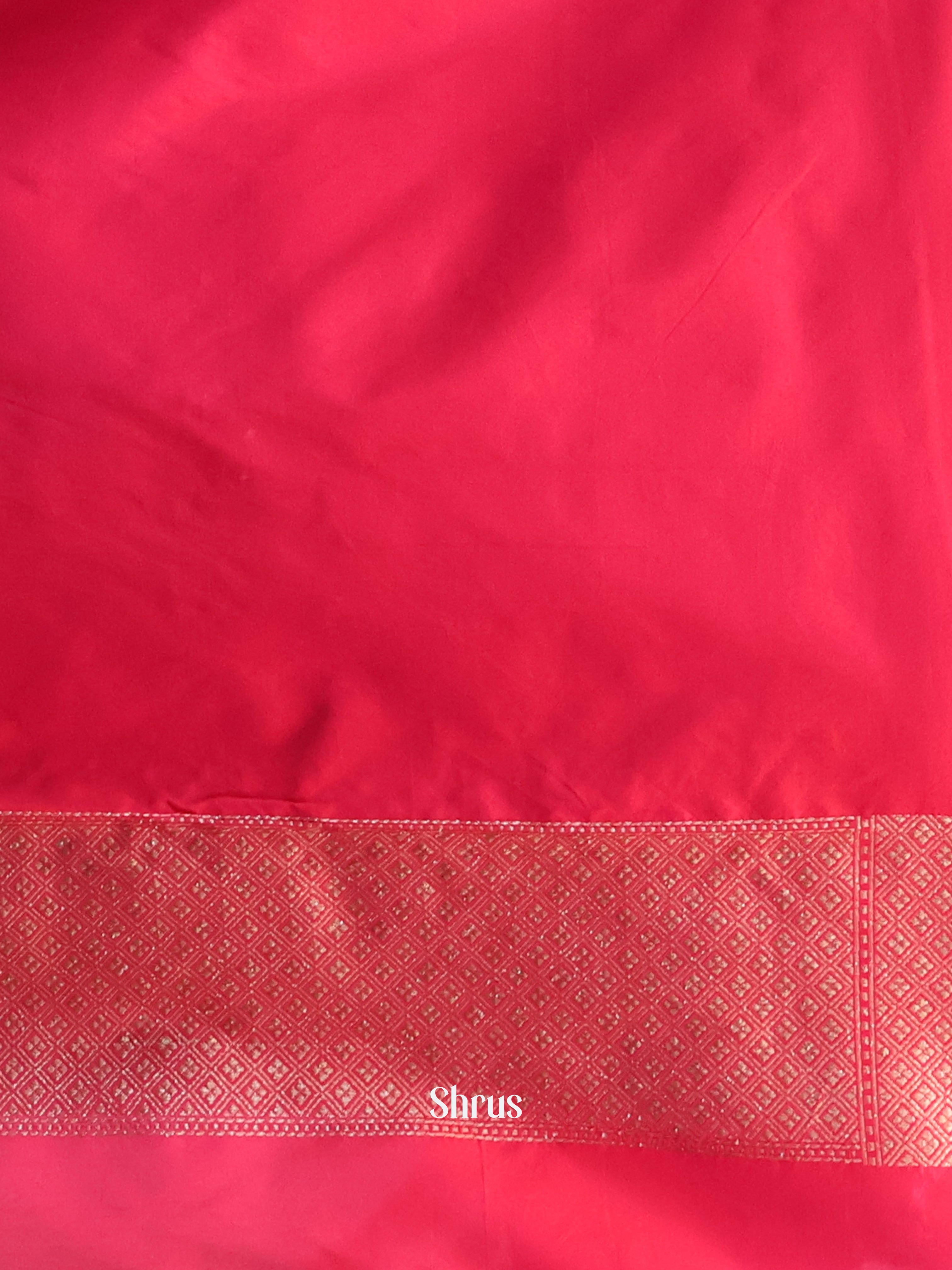 Pink - Semi Banarasi Saree