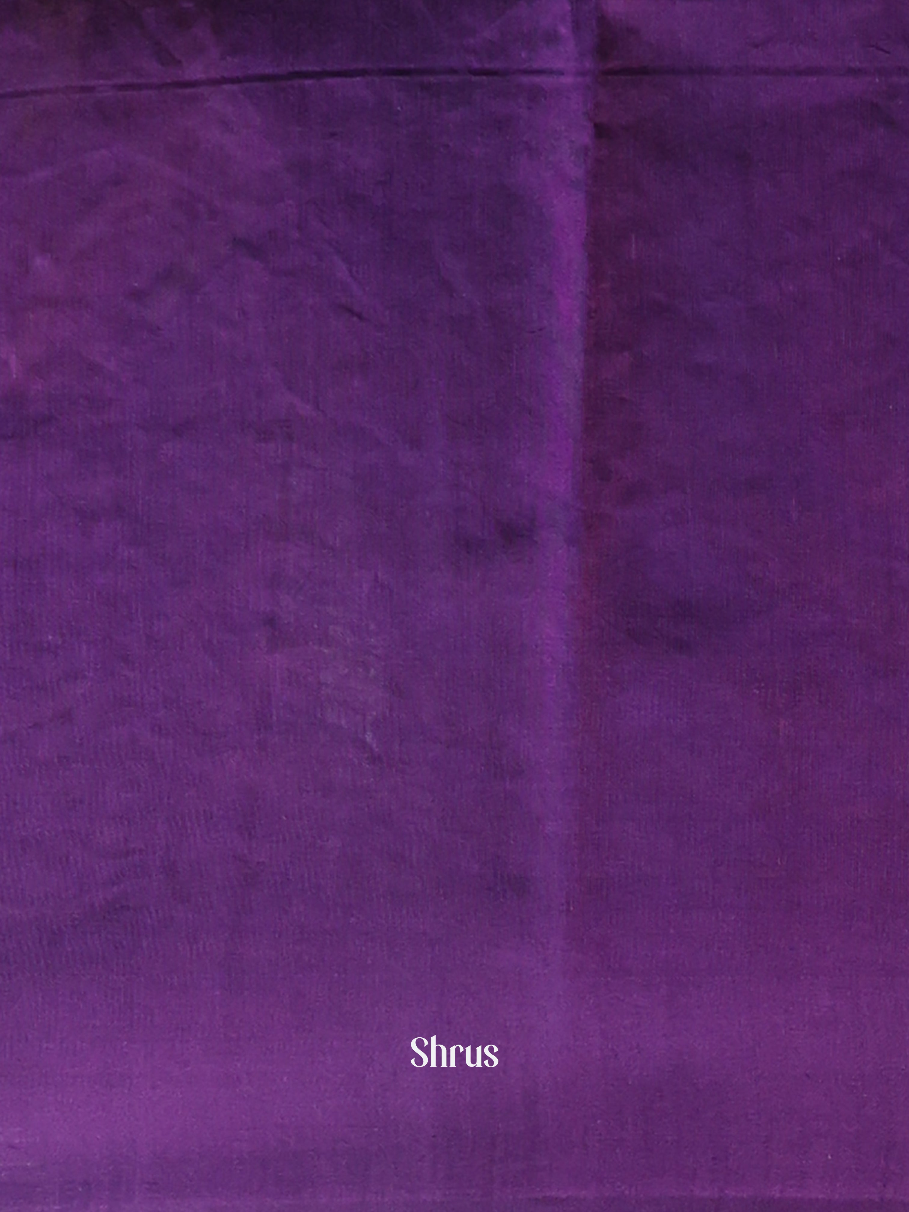 Violet(Single Tone) - Organza Saree