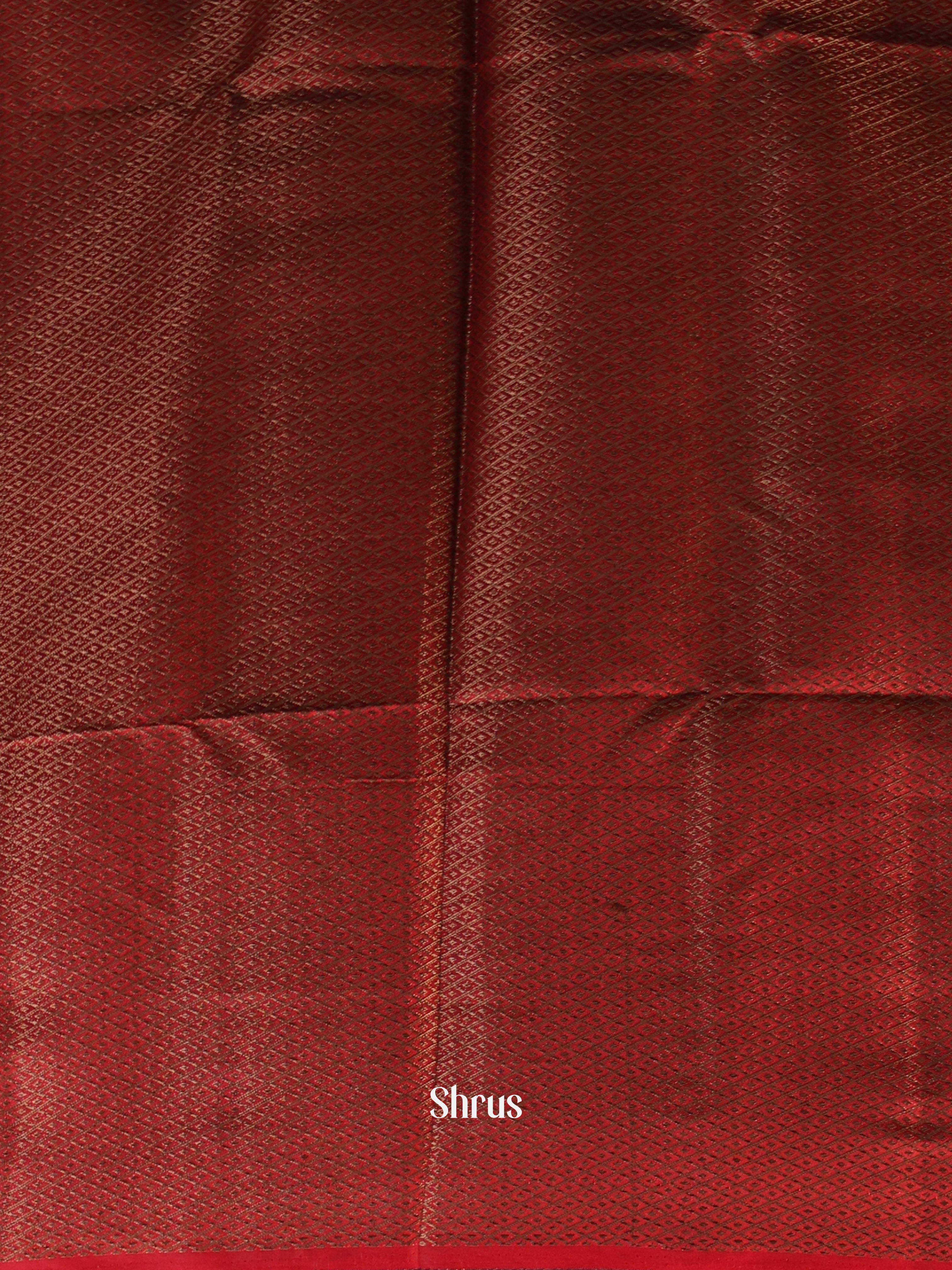 Violet & Red -Semi Jute saree