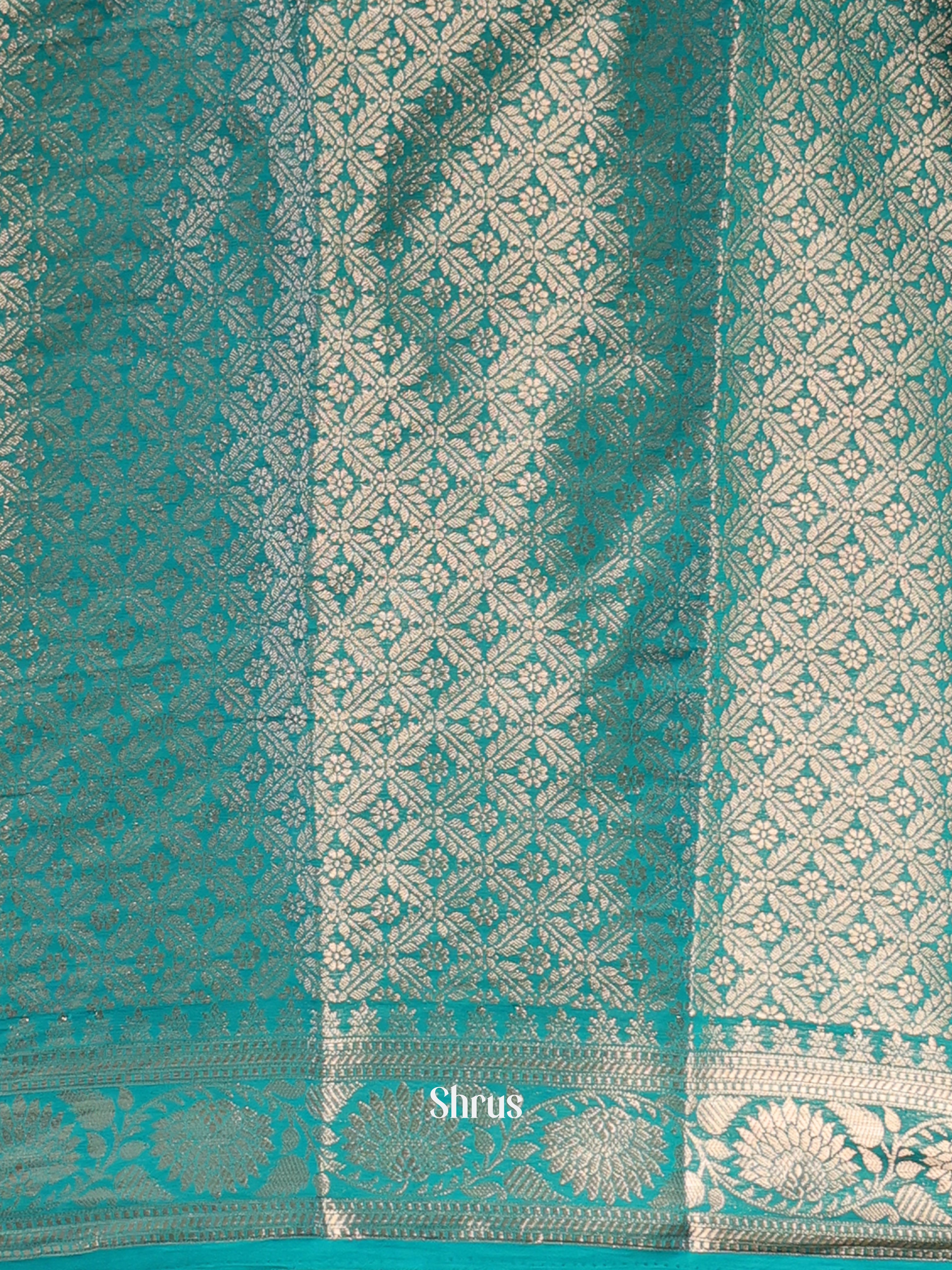 Green- Semi Mysoresilk Saree