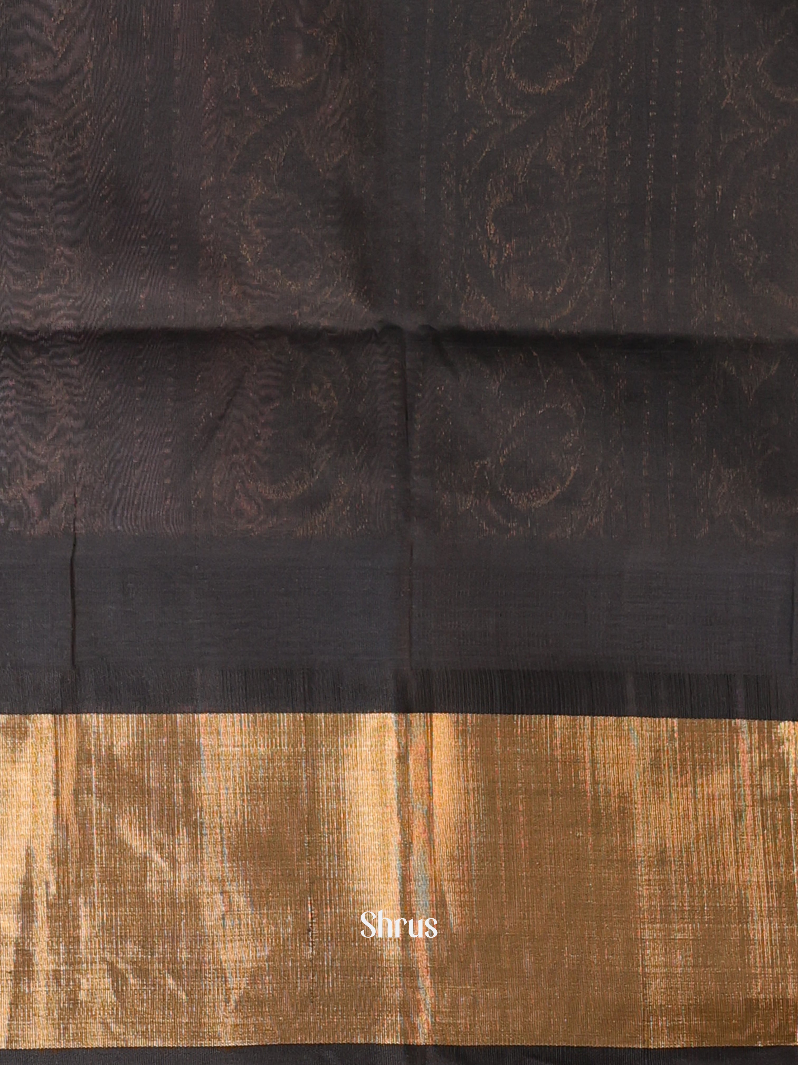 Grey & Black - Hindolam Saree