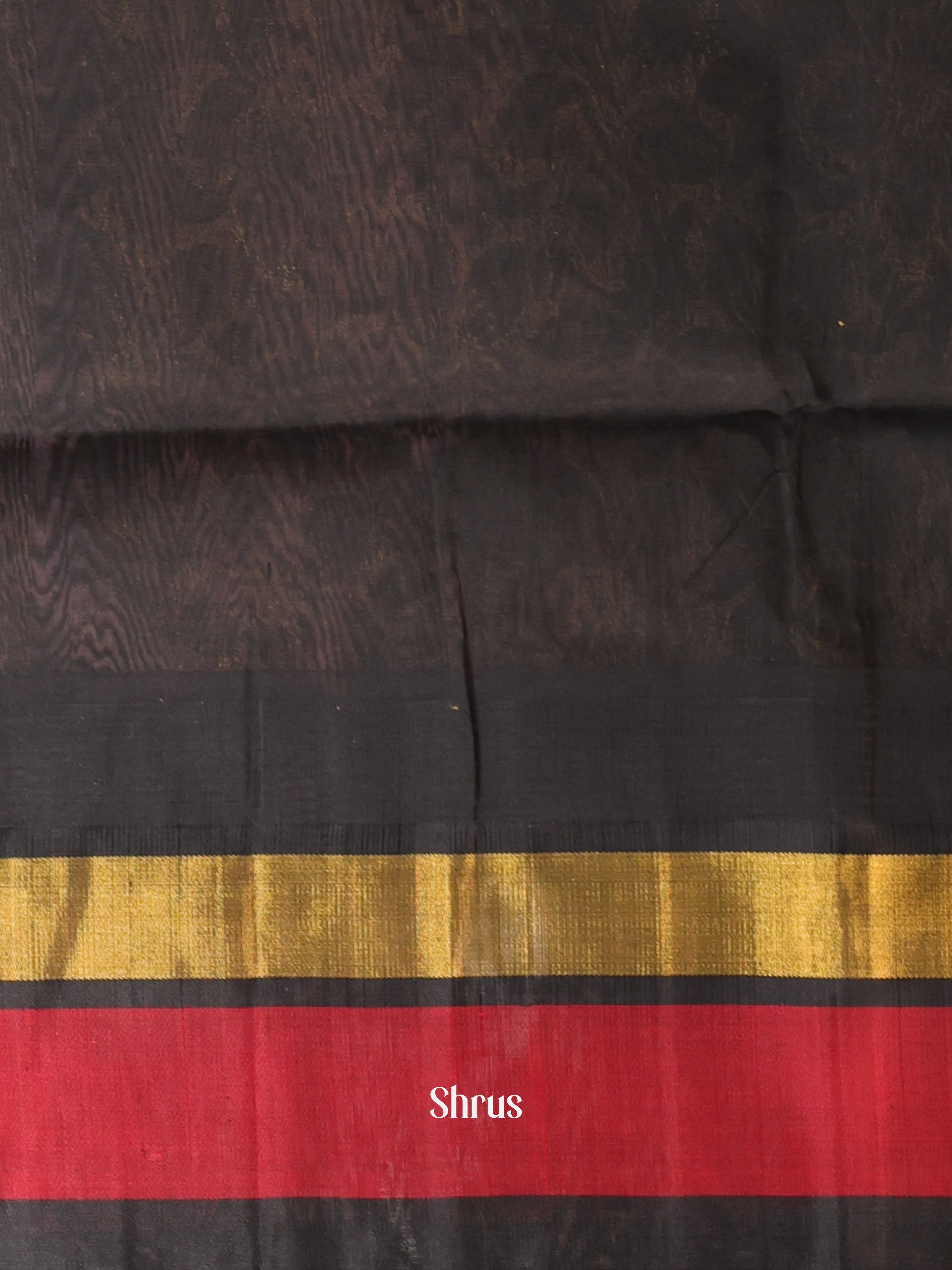 Yellow & Black - Hindolam Saree