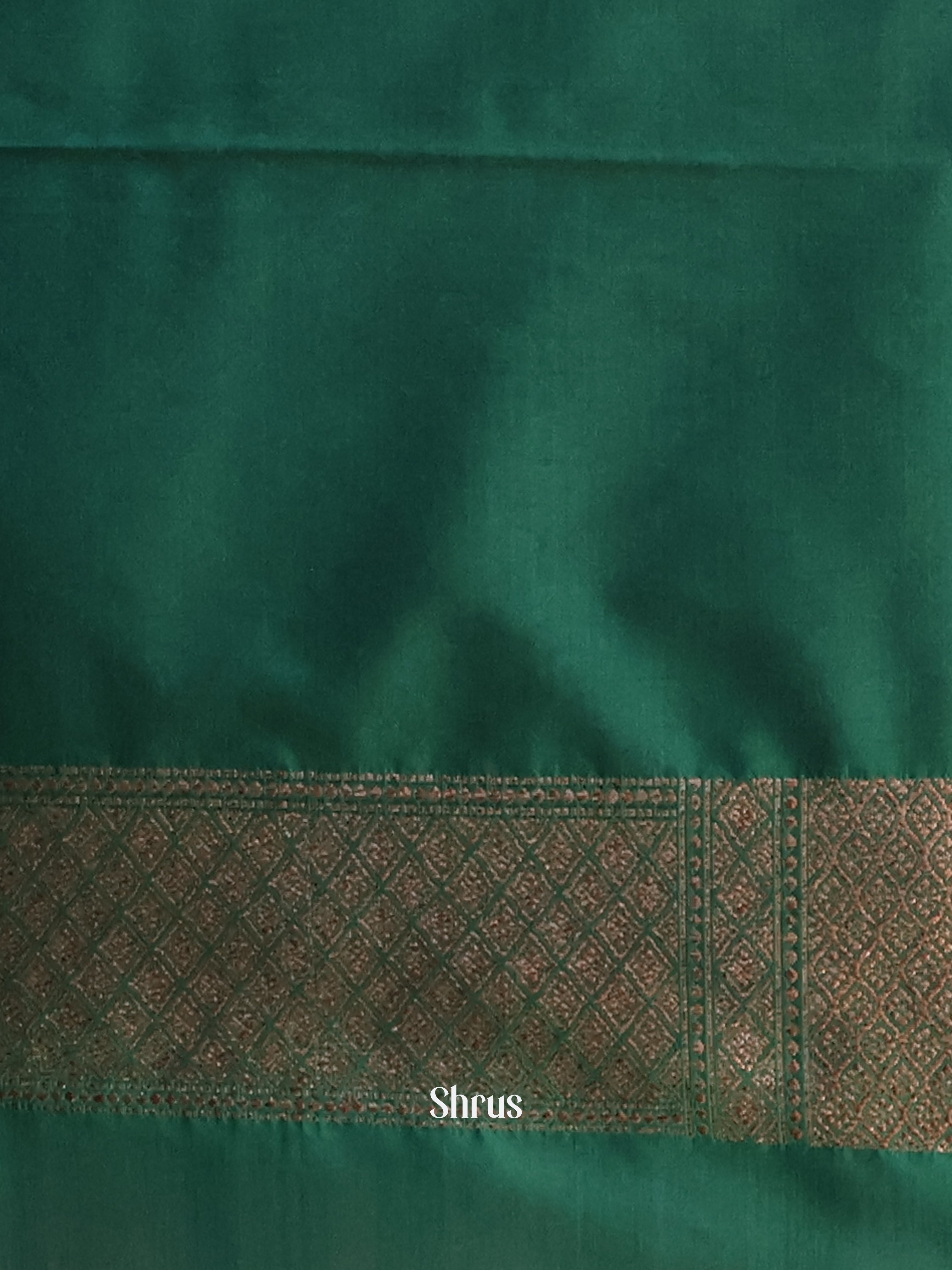 Green - Semi Banarasi Saree