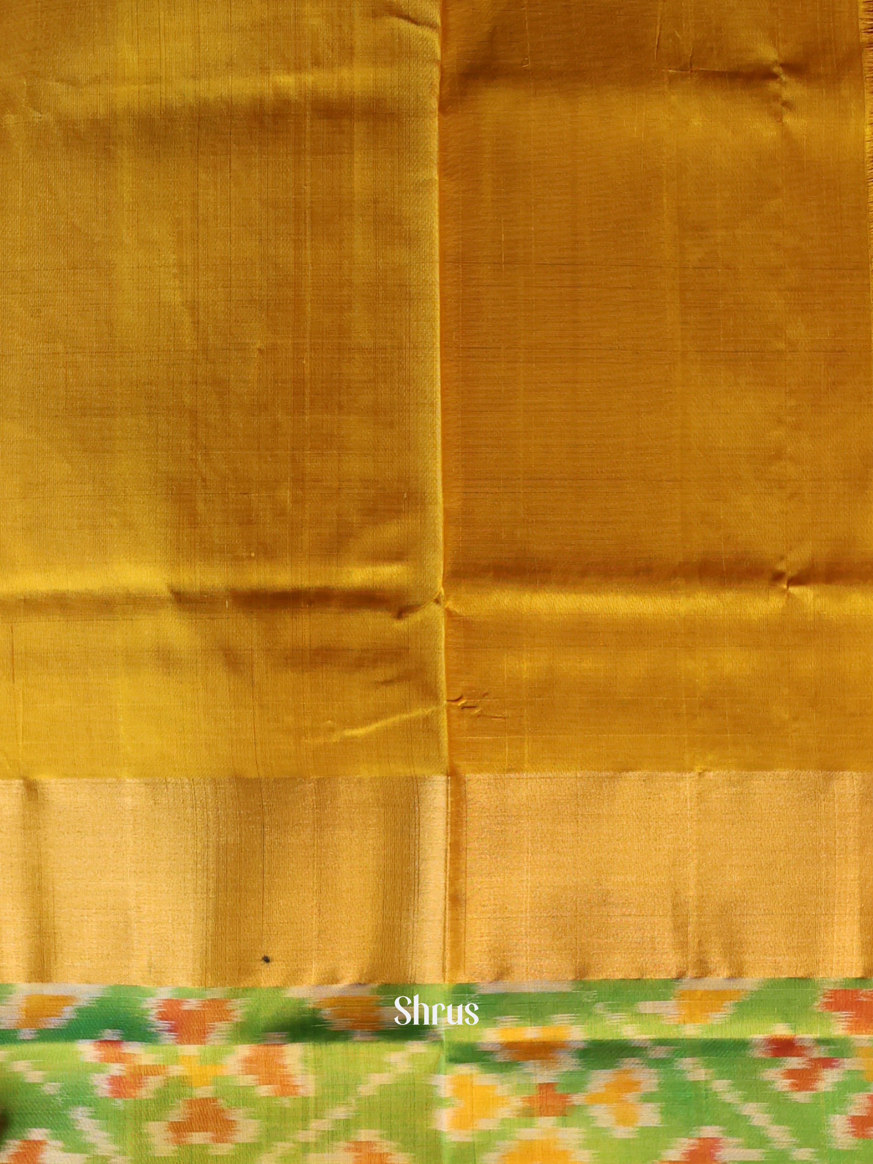 Majenta & Mustard- Uppada silk Saree - Shop on Shrus.com