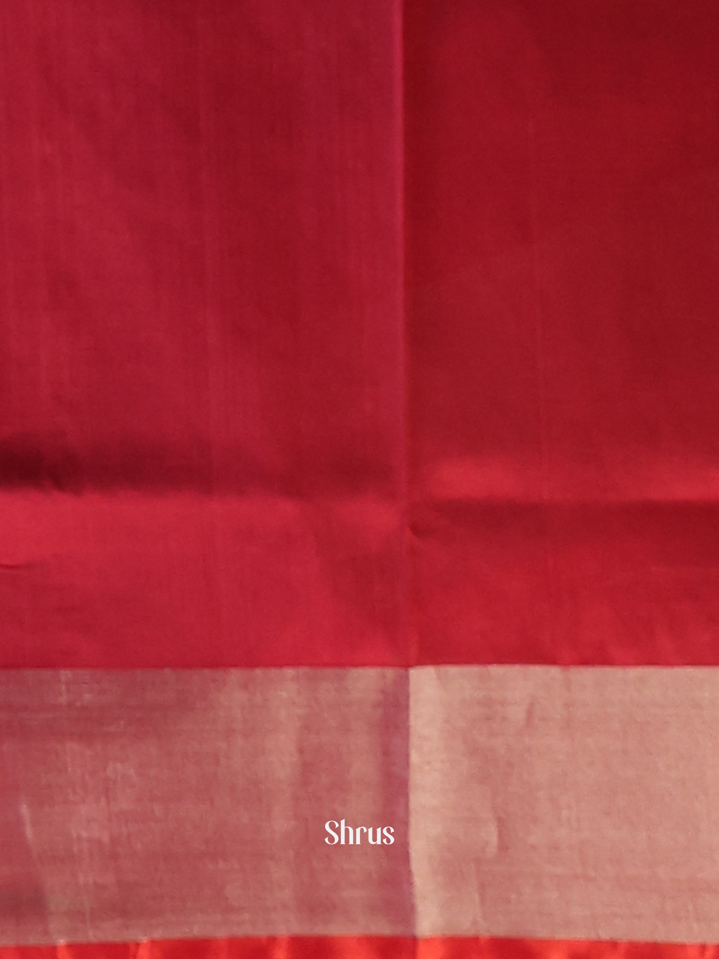 Onion Pink & Red- Uppada silk Saree