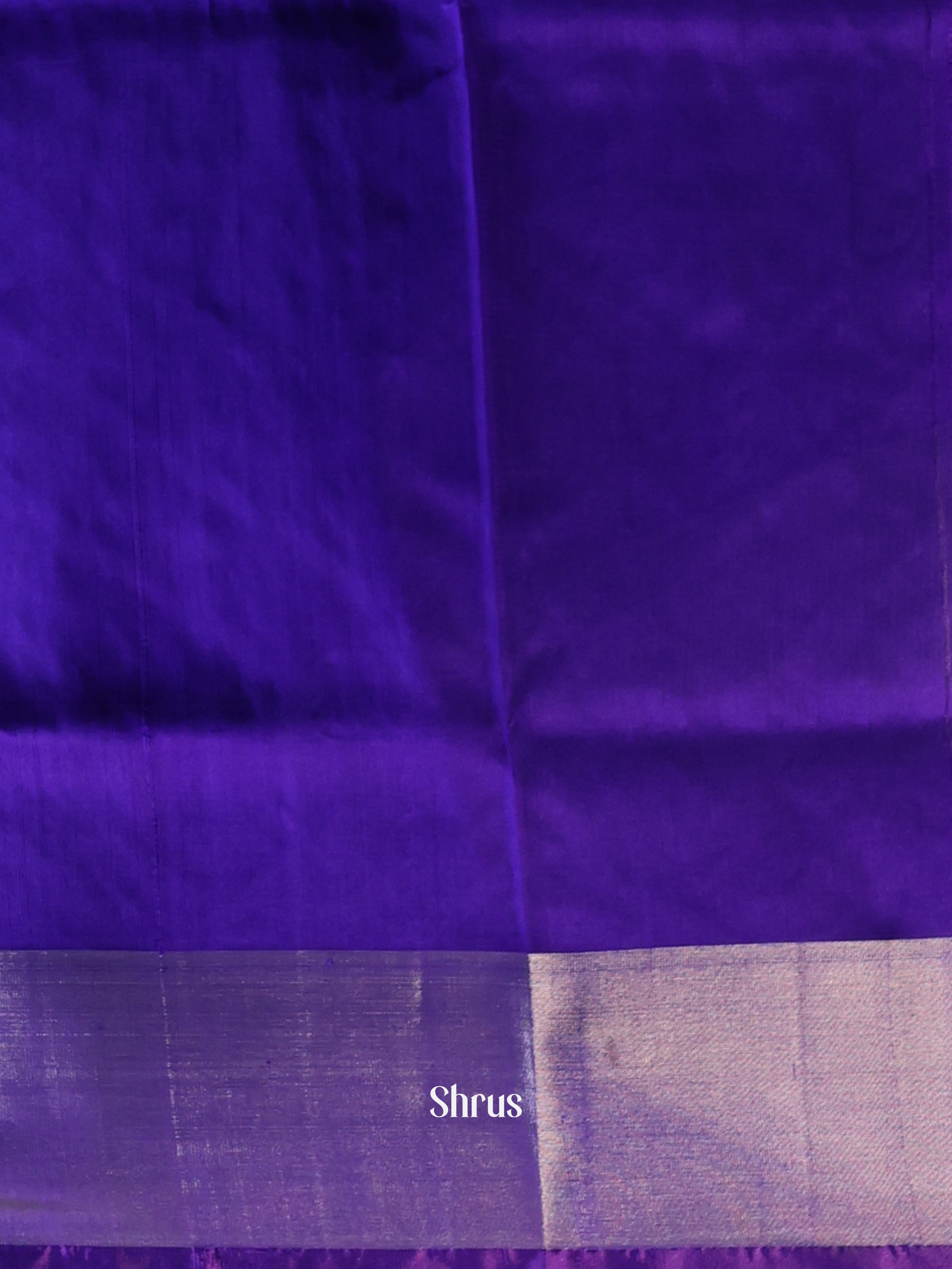 Brown & Blue- Uppada silk Saree