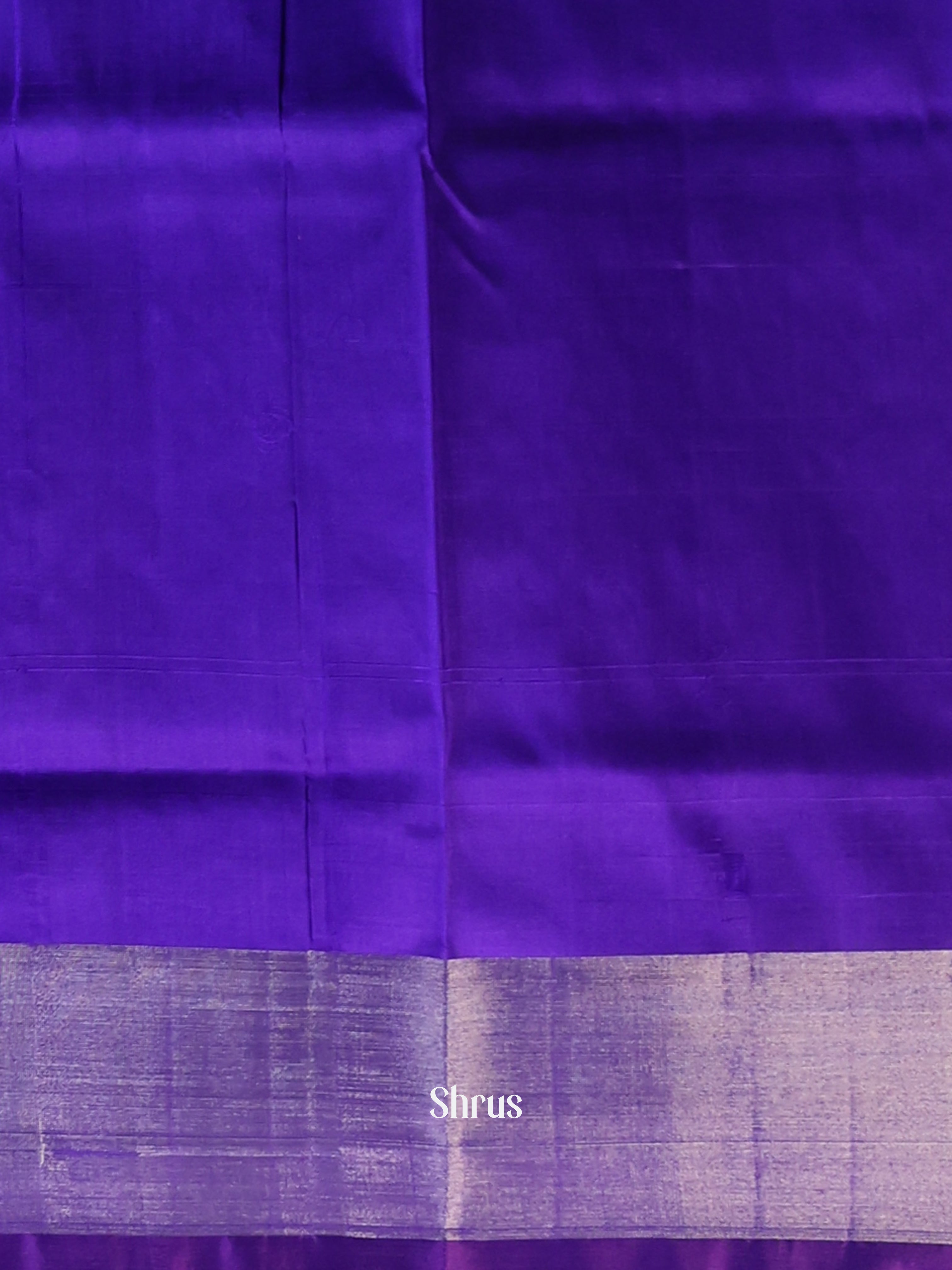 Blue & Purple- Uppada silk Saree