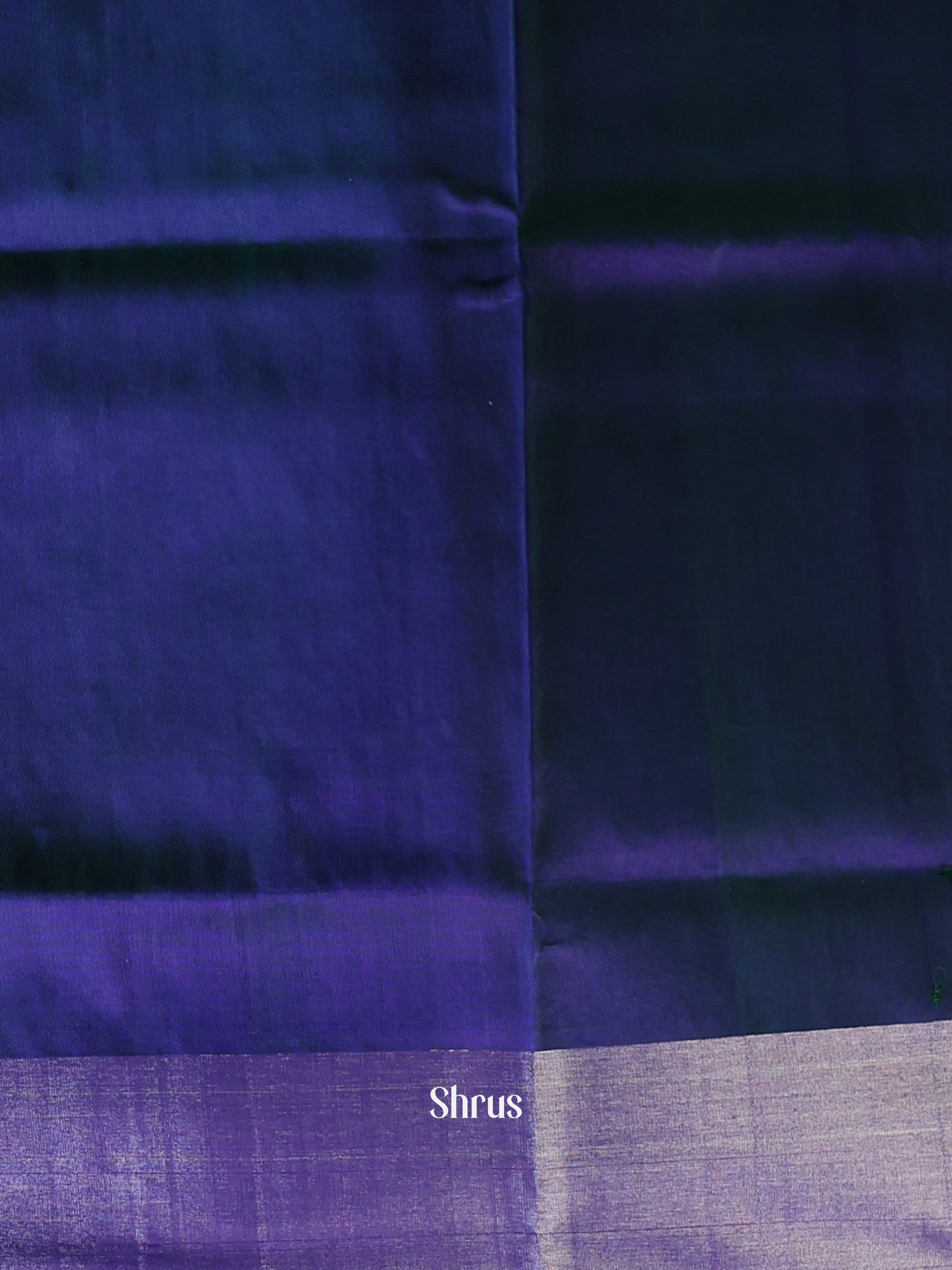 Purple & Blue - Uppada silk Saree