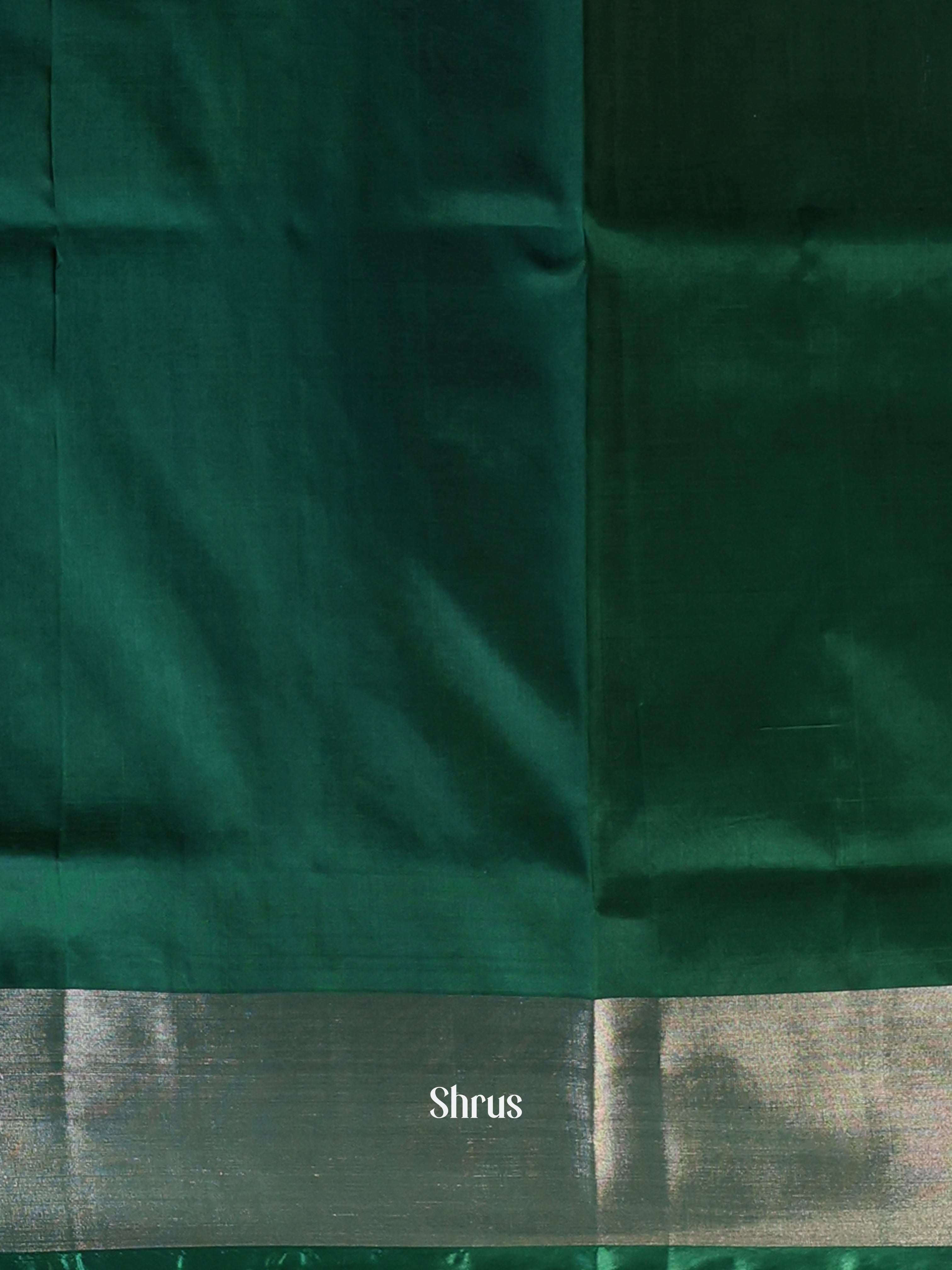 Mathulir Green & Green - Uppada silk Saree