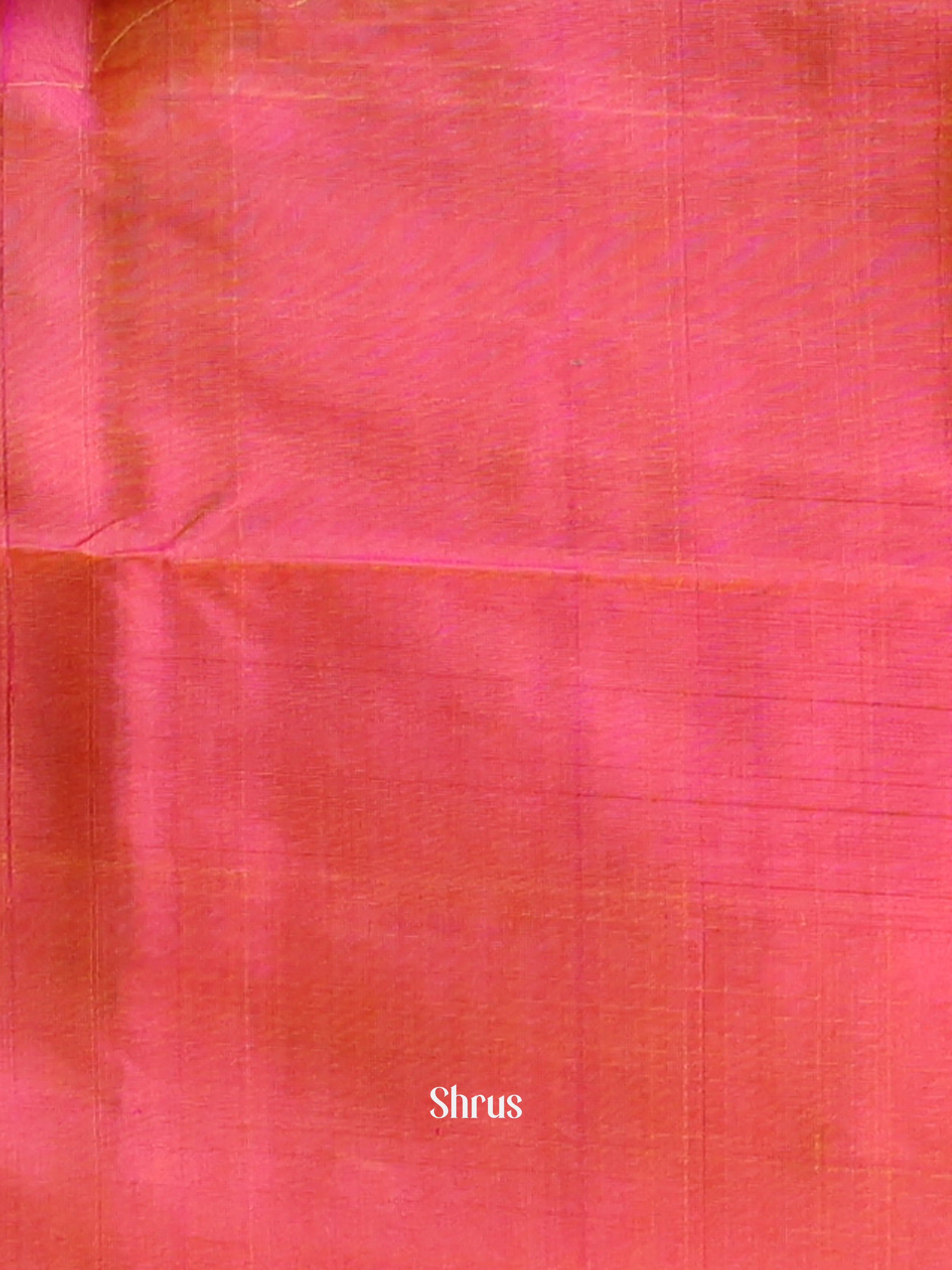 Pink & Orange- Uppada silk Saree