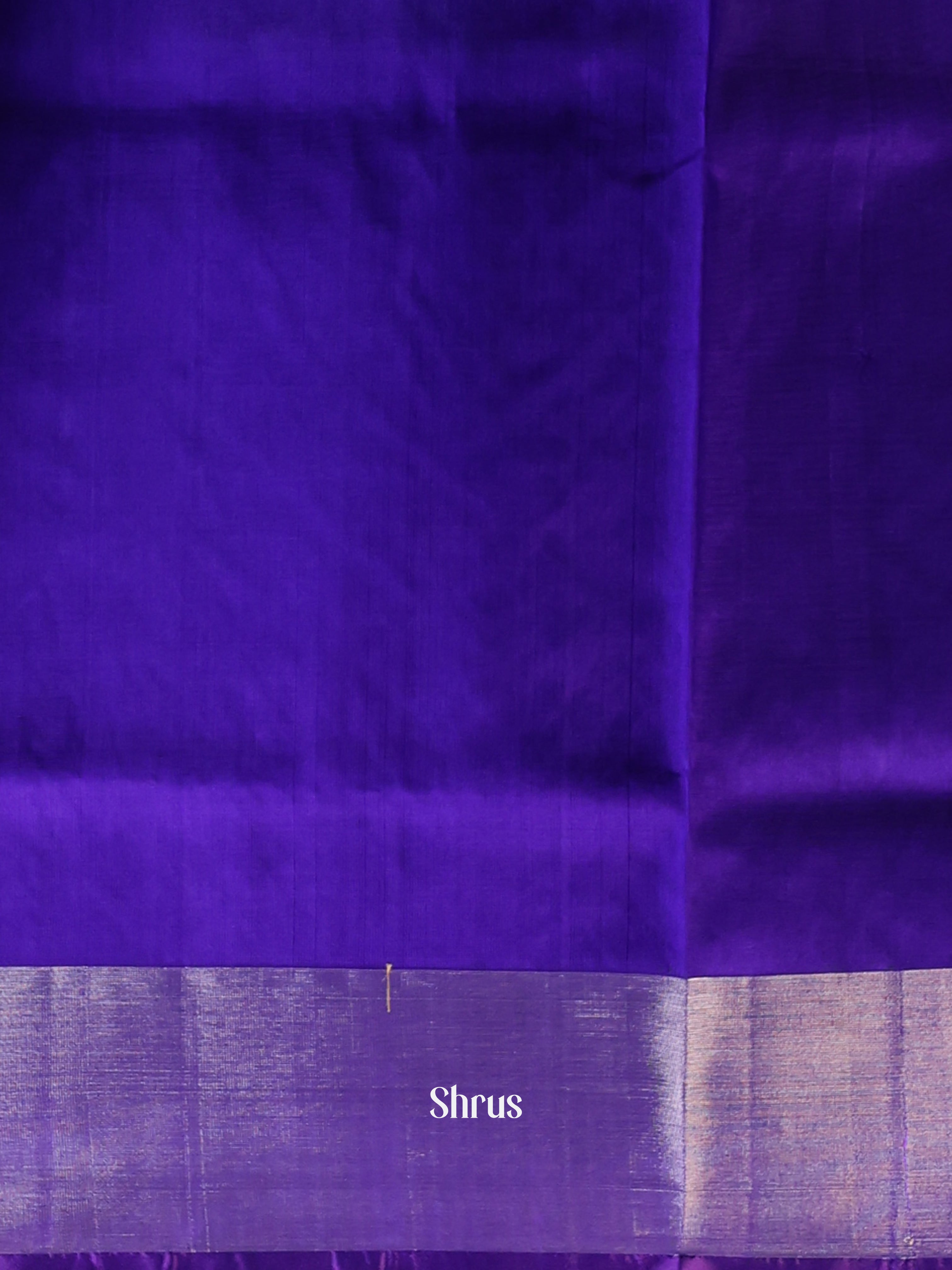 Purple & Blue- Uppada silk Saree