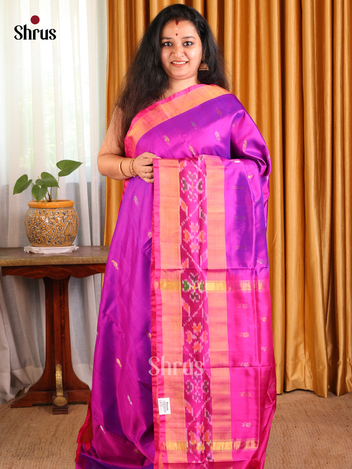 CJS05081 - Uppada silk Saree - Shop on Shrus.com