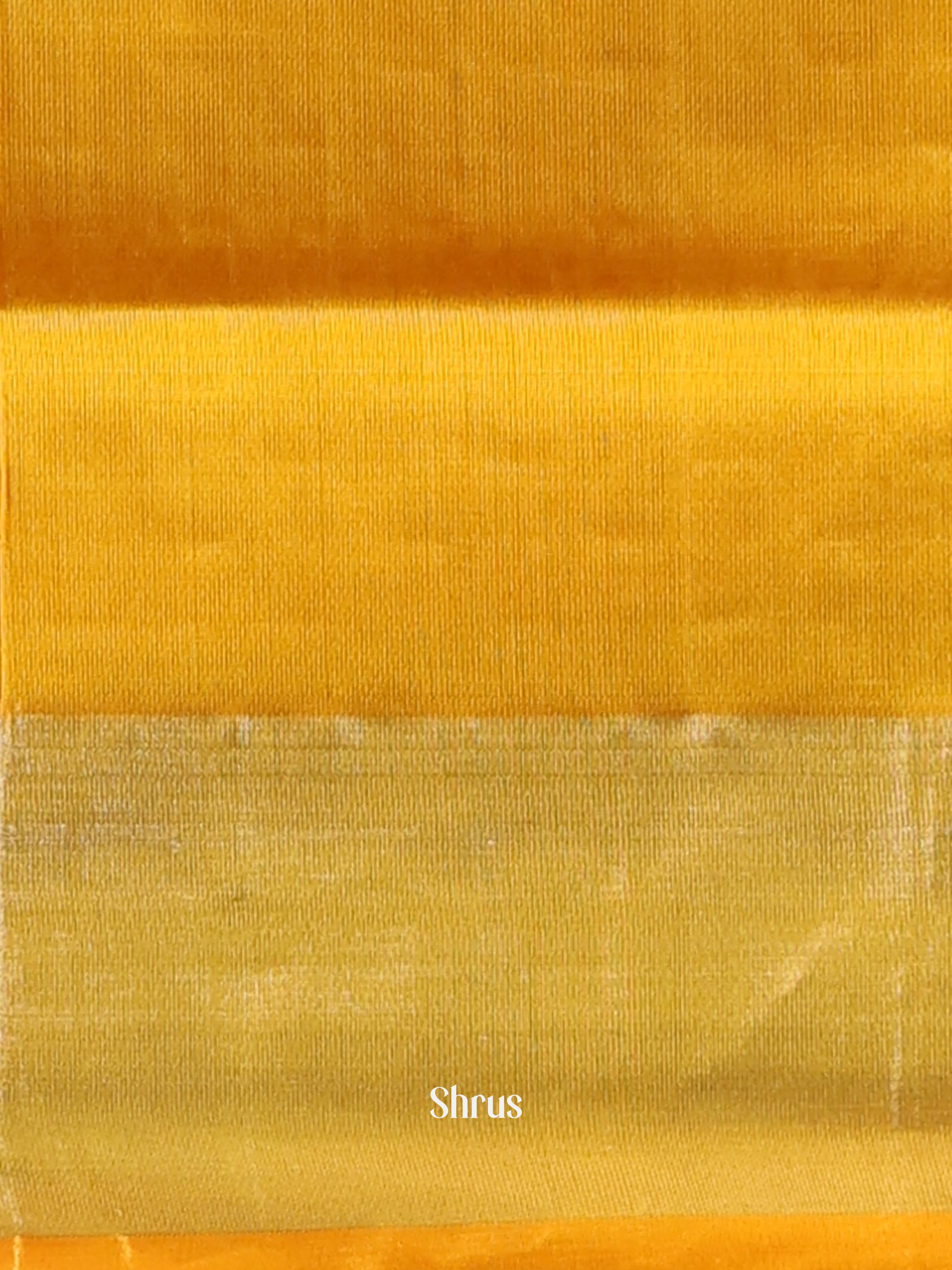 Yellow - Uppada silk Saree