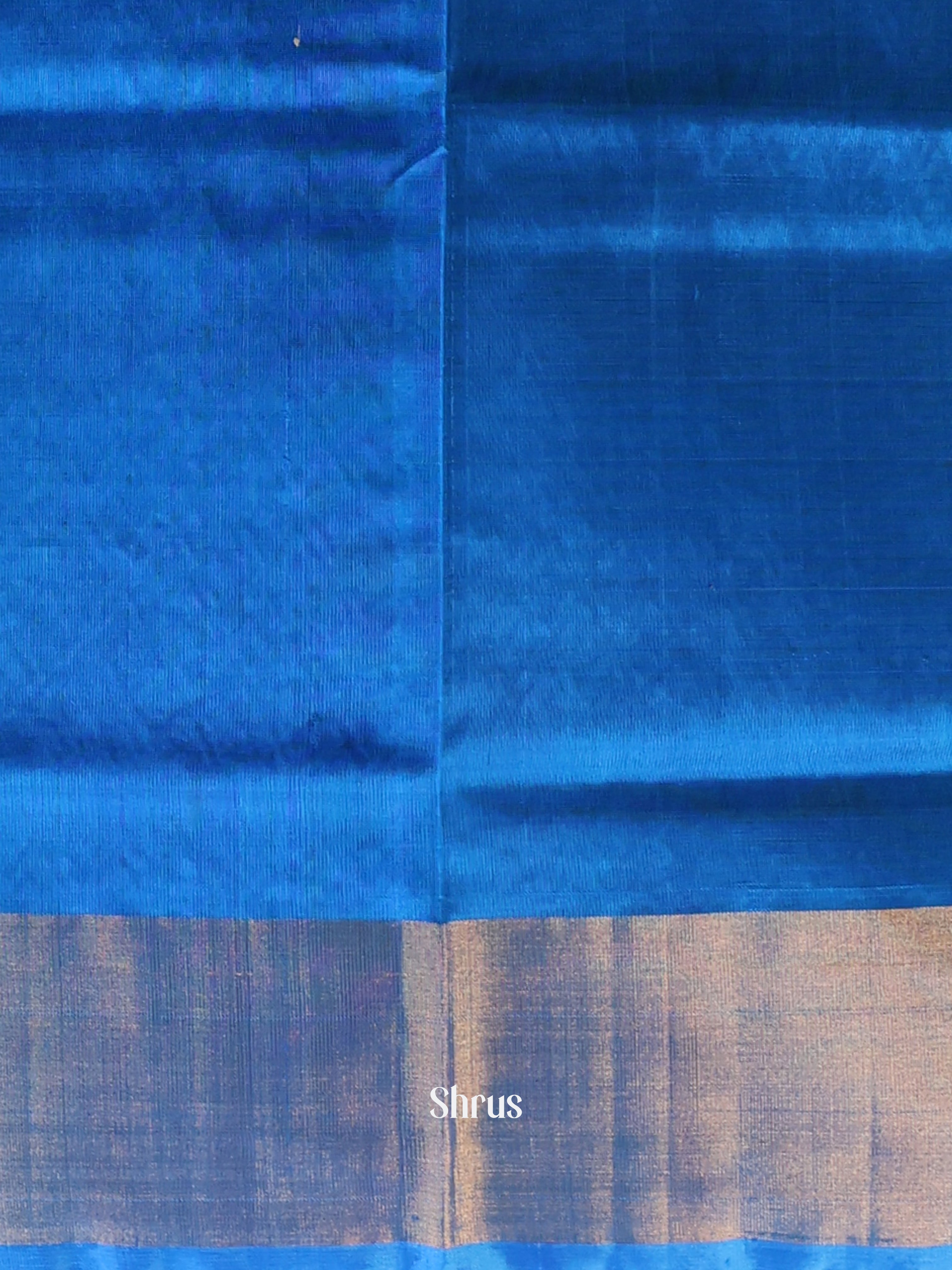 Purple & Blue- Uppada silk Saree